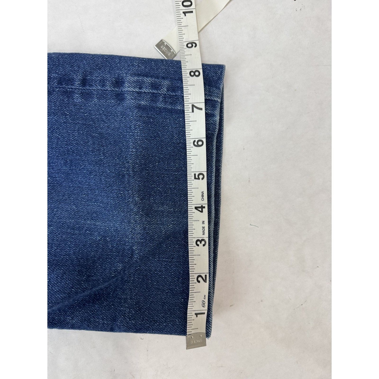 Other 1970s Vintage Sansabelt Jeans Blue High Rise Built-In USA 28 Size 28" / US 6 / IT 42 - 6 Thumbnail