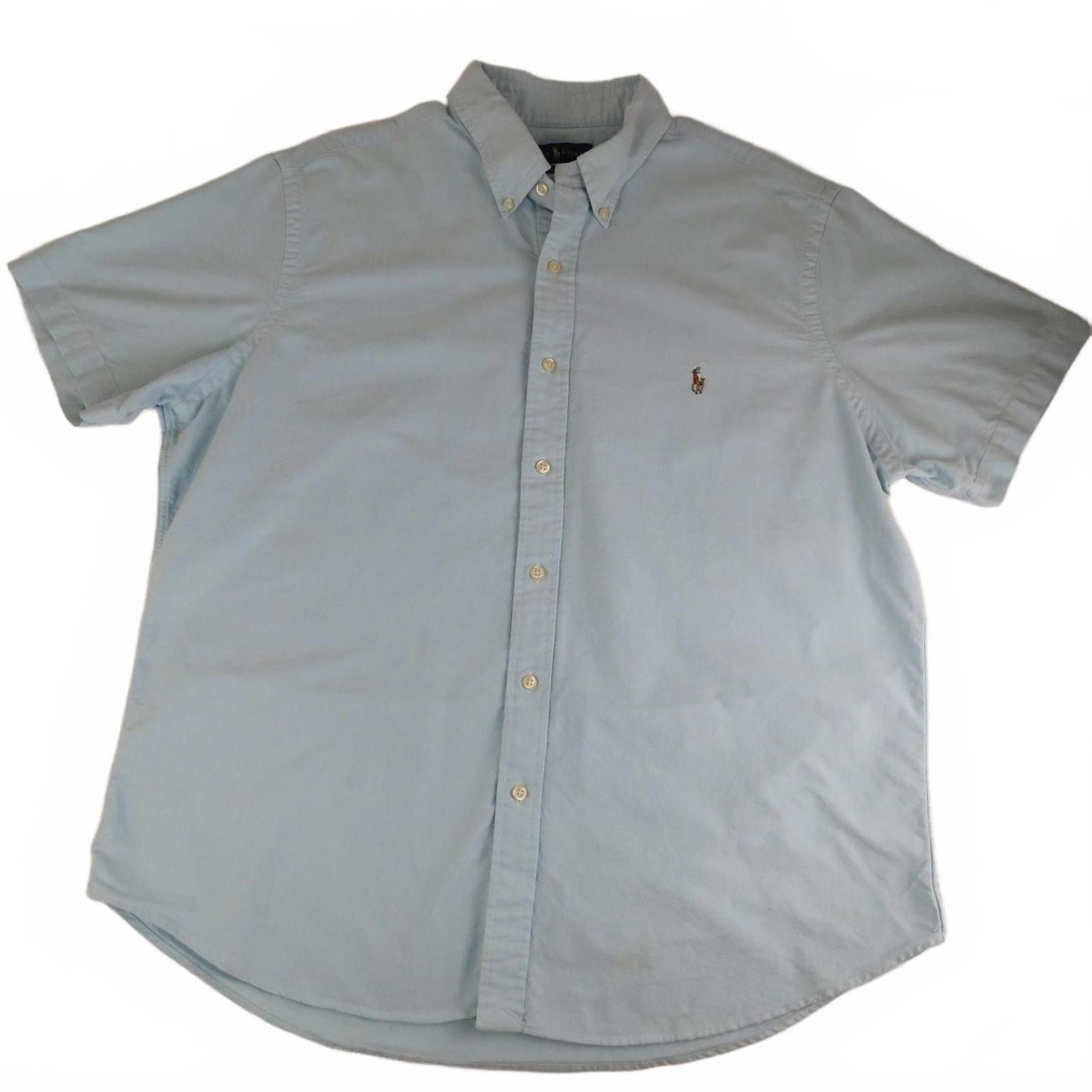 Polo Ralph Lauren Ralph Lauren Classic Fit Light Blue Short Sleeve Sz XL Size US XL / EU 56 / 4 - 1 Thumbnail
