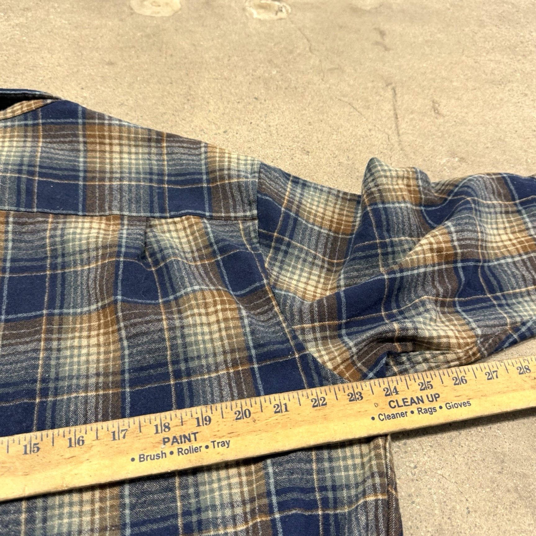 Pendleton VINTAGE Pendleton Wool Shirt Large Blue Plaid Button-Up Long Sleeve Mens Size US L / EU 52-54 / 3 - 5 Thumbnail