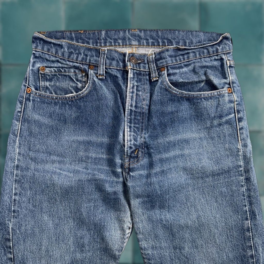Levi's VINTAGE Levi's 505 Jeans Mens Regular 33x30 Blue Denim Levi’S 501 Series 70s 80s USA Single Stitch Straight Size US 33 - 1 Thumbnail