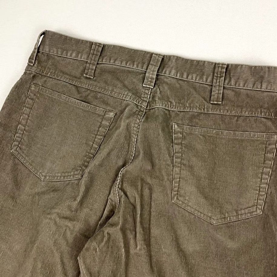 Vintage LL Bean Pants Mens 34 x 28 Slim Straight Gray Corduroy Cotton Hiking Casual Prep Size US 34 / EU 50 - 6 Thumbnail