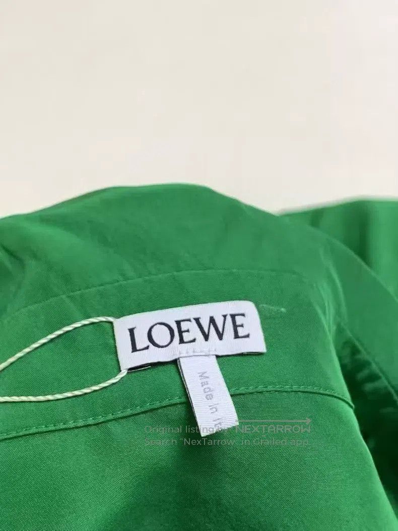 Loewe Loewe Silk Pocket Logo Shirt Jacket Size XS / US 0-2 / IT 36-38 - 6 Thumbnail