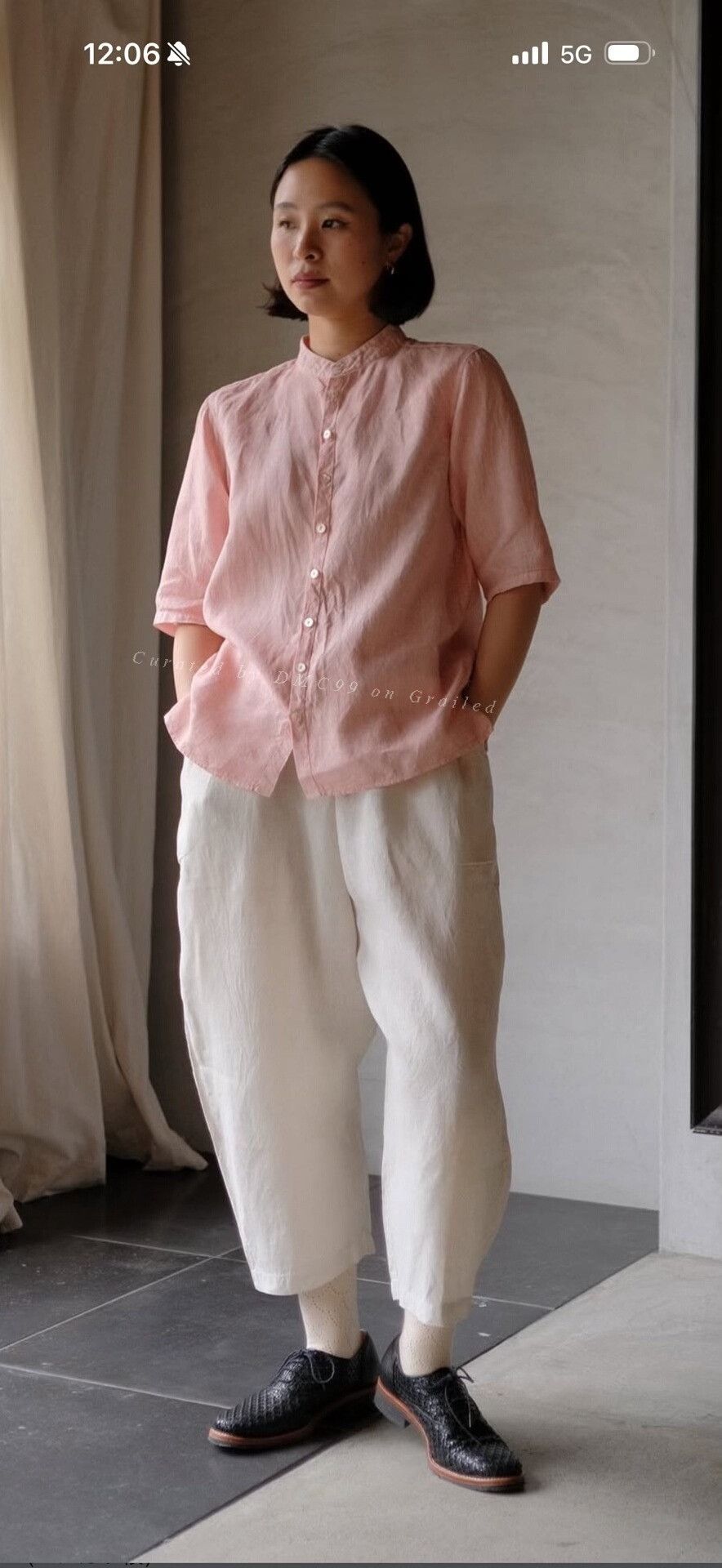 MITTAN Mittan White Hemp Harem Pants Size 32" / US 10 / IT 46 - 1 Thumbnail
