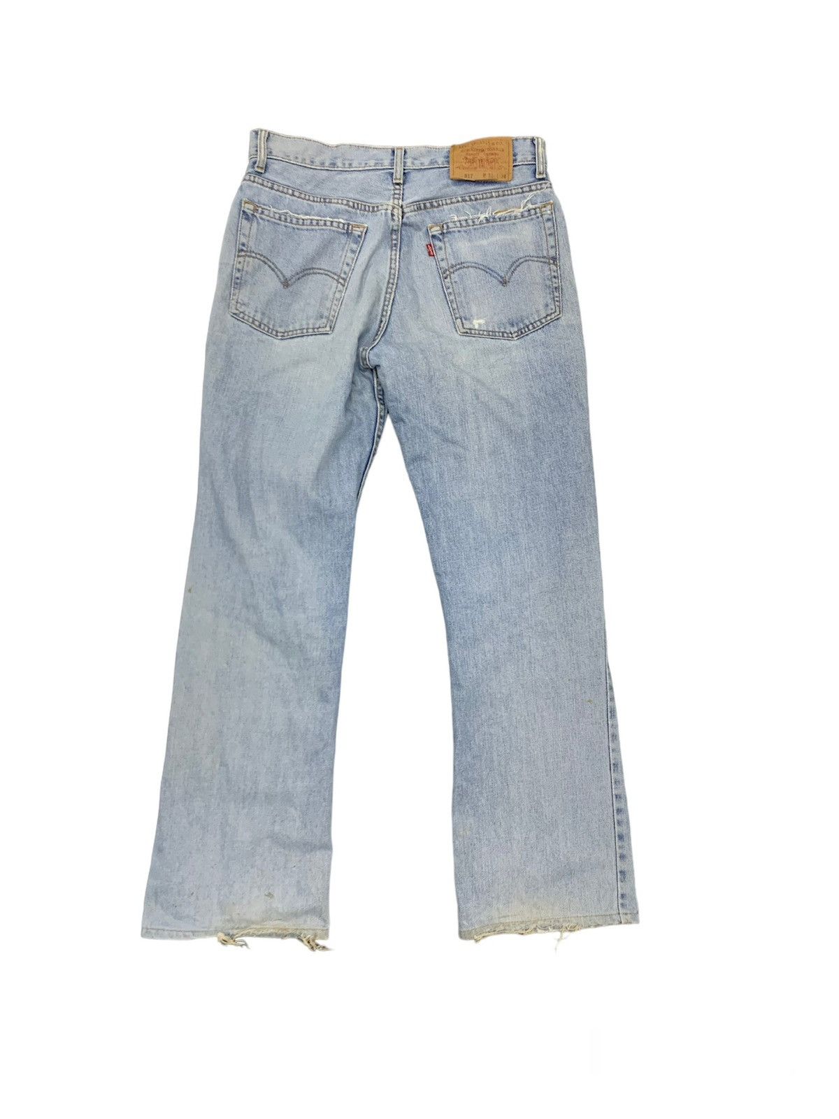 Levi's Vintage Distressed Flared Bell Bottom Levis Jeans Size US 31 - 2 Thumbnail