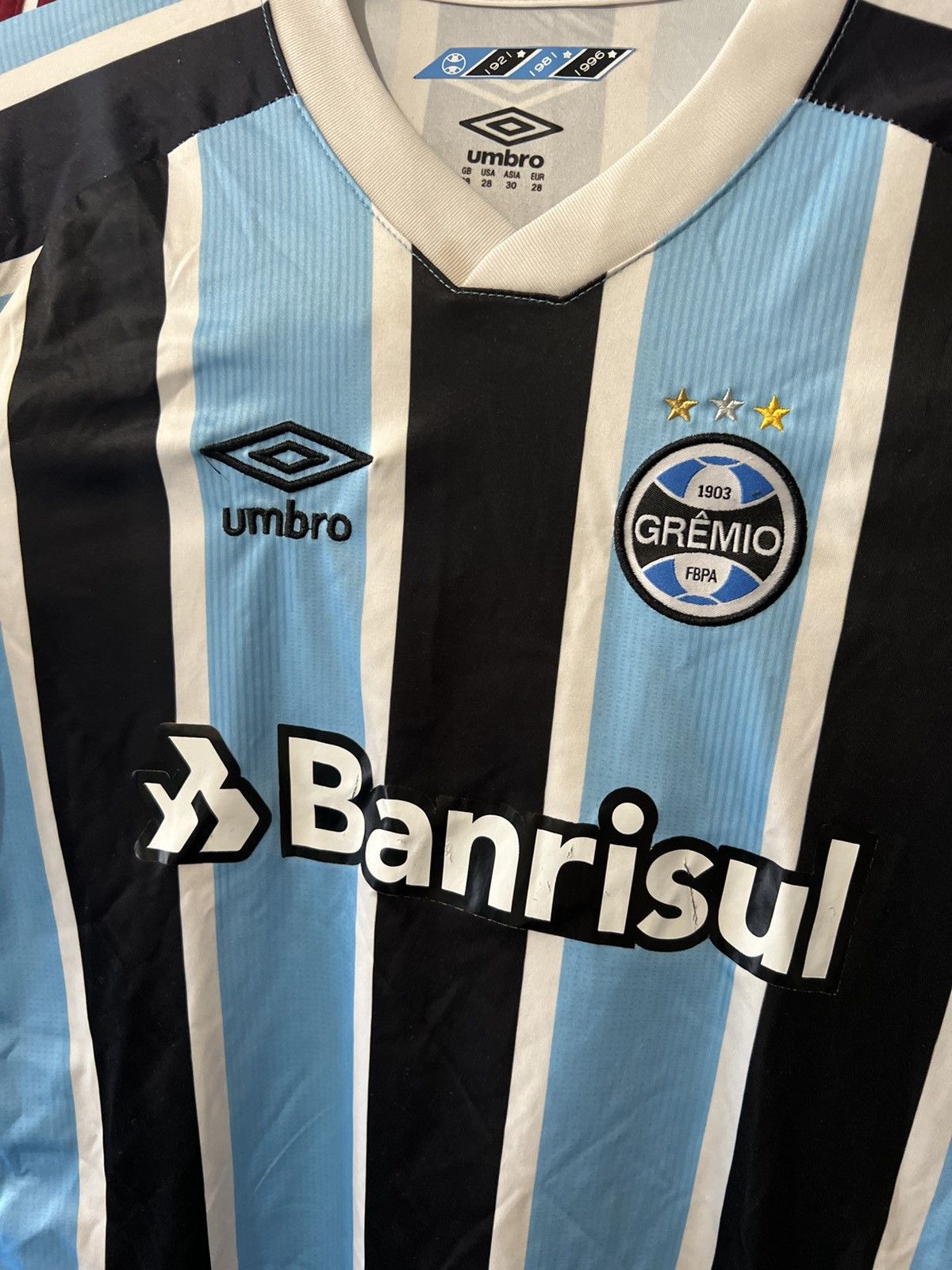 Umbro 2021 BLOKE-CORE UMBRO GREMIO MEMORABILIA HOME FOOTBALL SHIRT Size US S / EU 44-46 / 1 - 4 Thumbnail