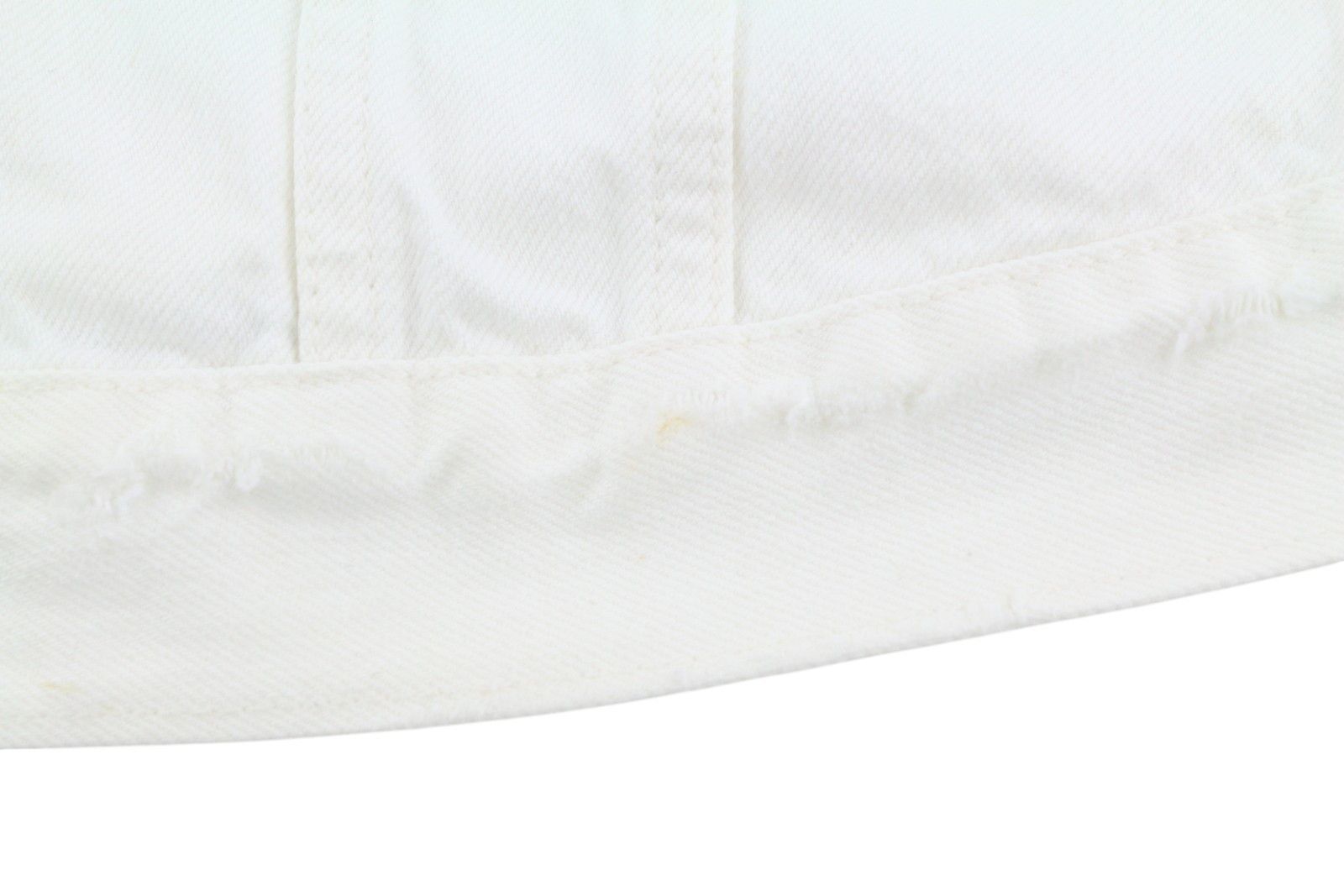 Nudie Jeans BILLY L Pitch White Worn Denim Polo Neck Jacket 83692 Size US L / EU 52-54 / 3 - 7 Thumbnail
