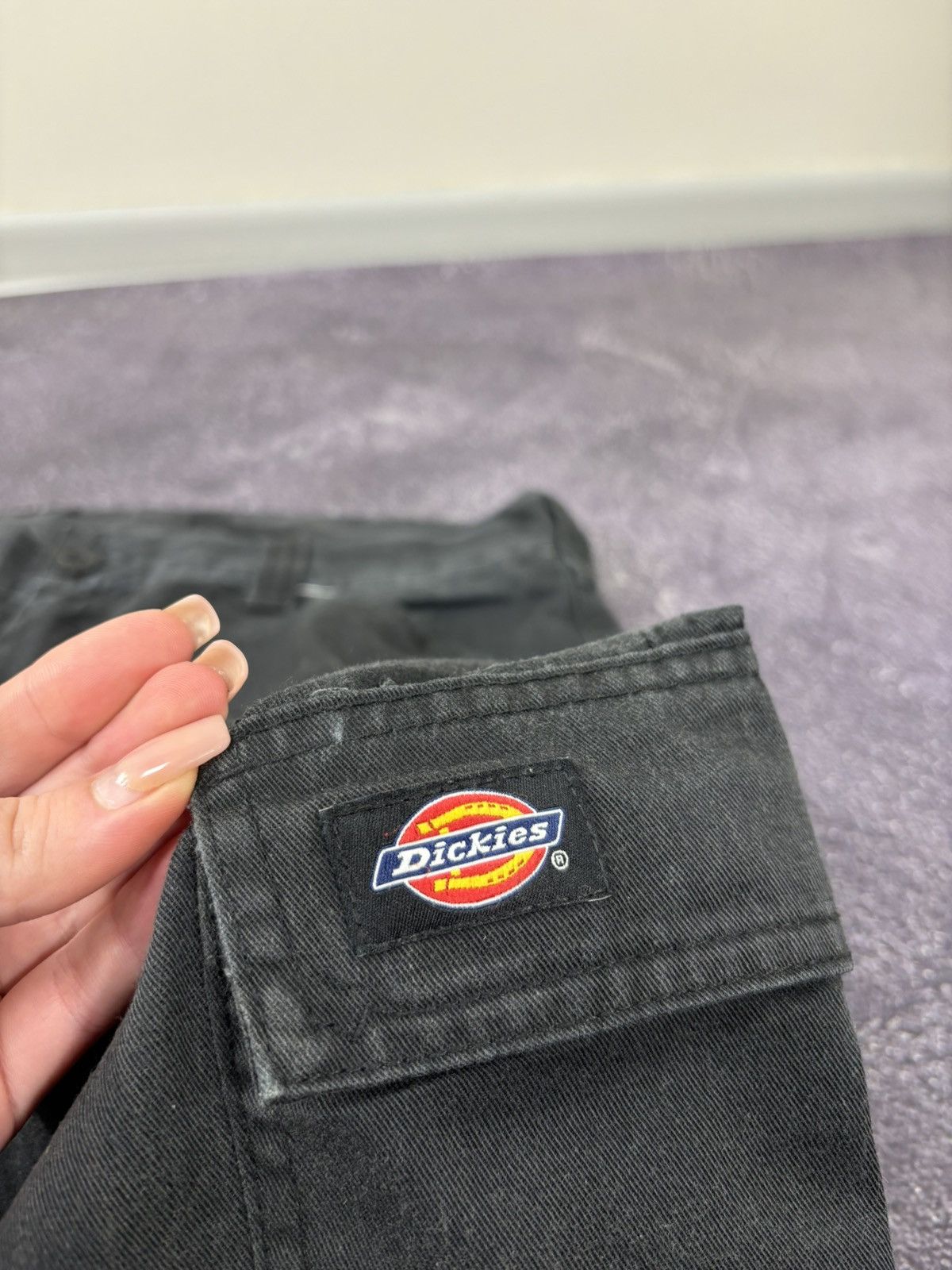 Dickies Vintage Dickies Black Work Y2K Hype Baggy Cargo Pants Size US 34 / EU 50 - 8 Thumbnail