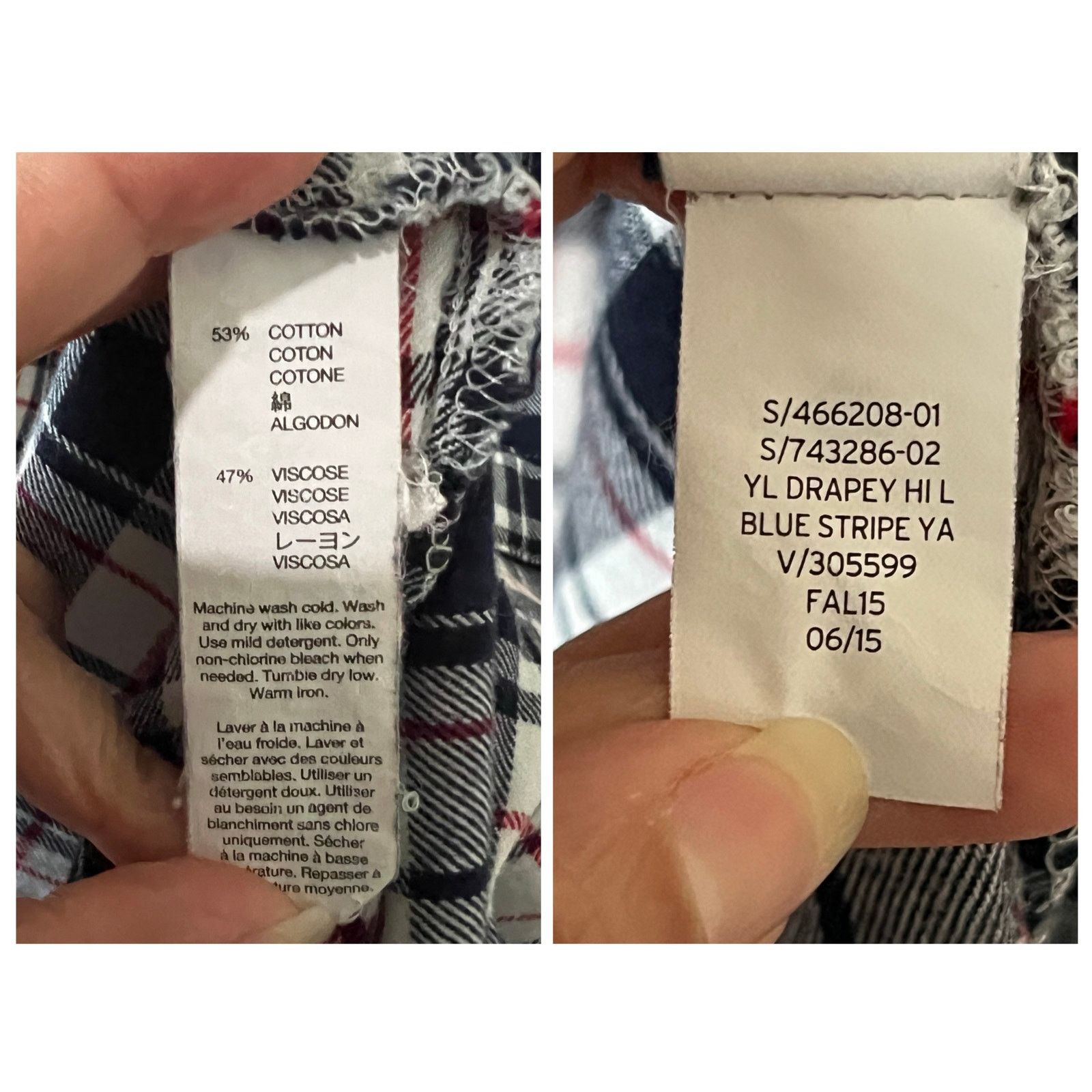 Gap GAP Women's Button Down Long Sleeve Boyfriend Flannel Shirt Size S / US 4 / IT 40 - 13 Thumbnail