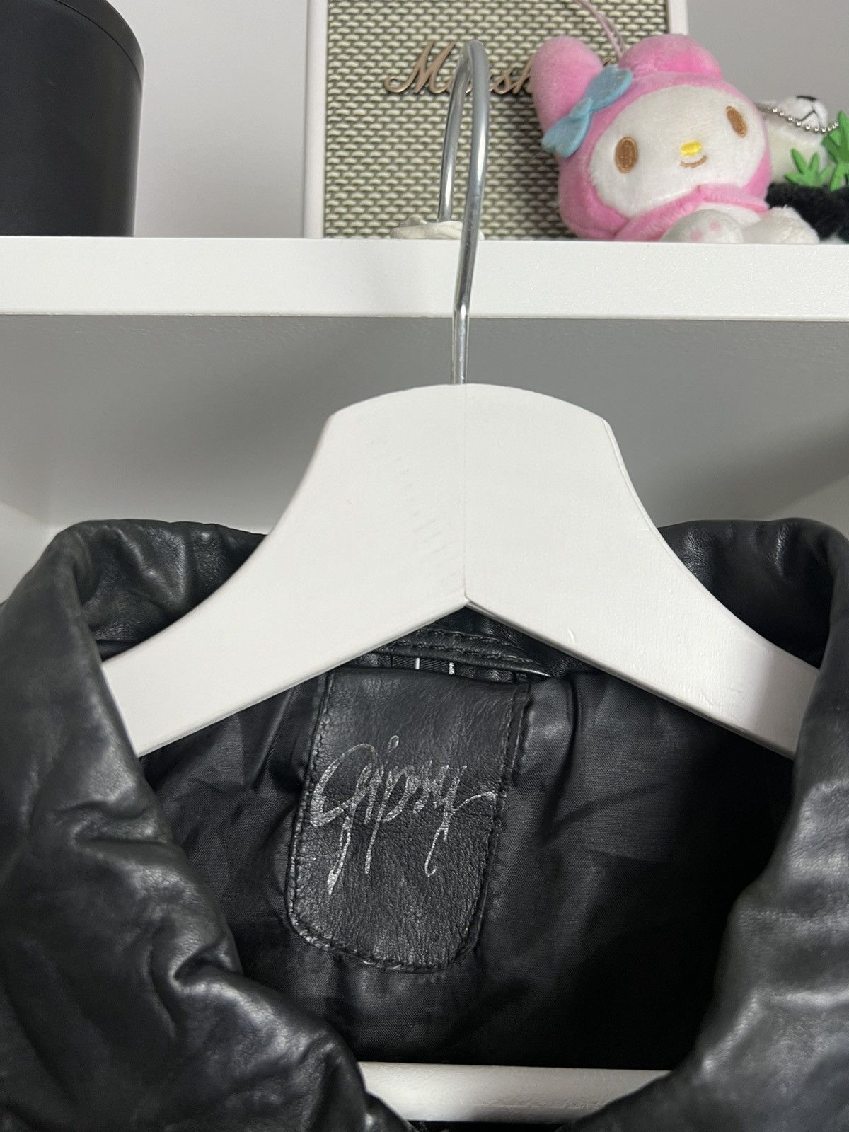 Other Vintage Y2K cropped avantgarde leather jacket S grunge 90s Size S / US 4 / IT 40 - 4 Thumbnail
