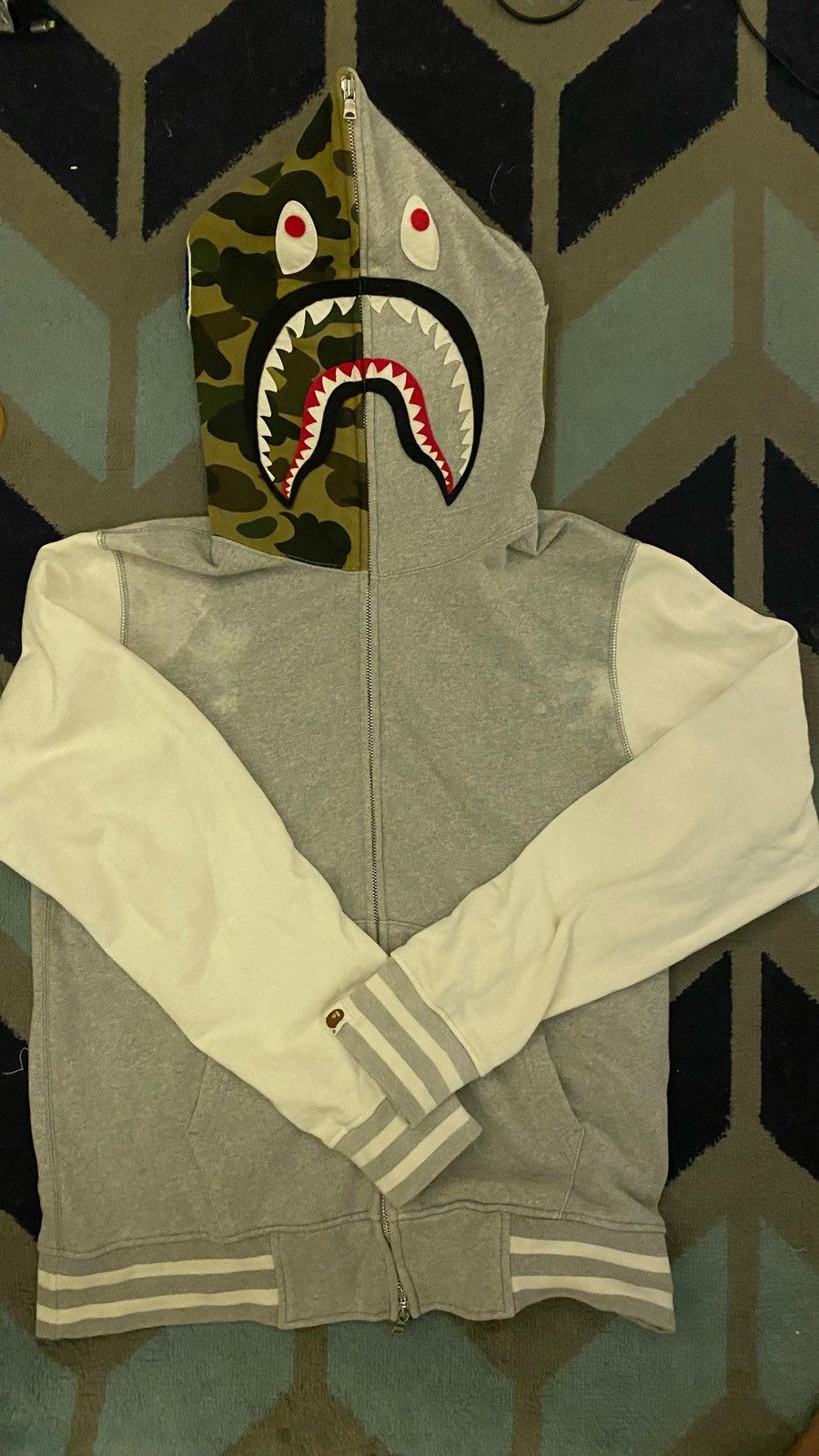 Bape shark zipp hoddie