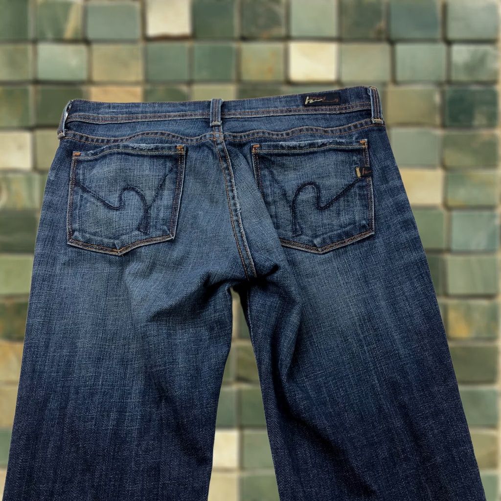 Citizens Of Humanity Citizens of Humanity Ingrid #002 Low Waist Flare 27 Jeans 31W 32L Blue 5-Pocket Stretch Denim Regular Women Size 27" / US 4 / IT 40 - 1 Thumbnail