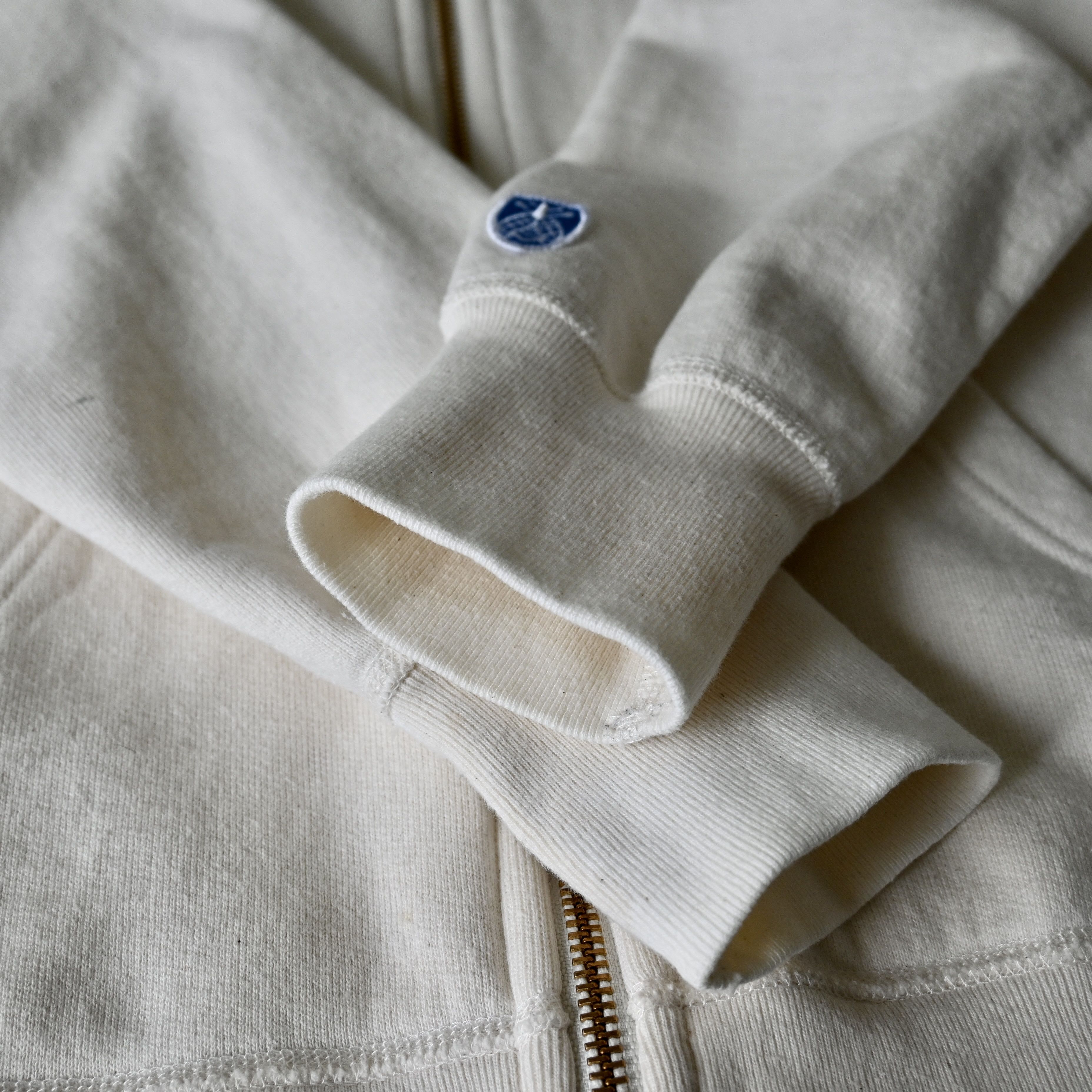 Orcival ORCIVAL loopwheeled ecru cotton zip-up hoodie Size S / US 4 / IT 40 - 9 Thumbnail