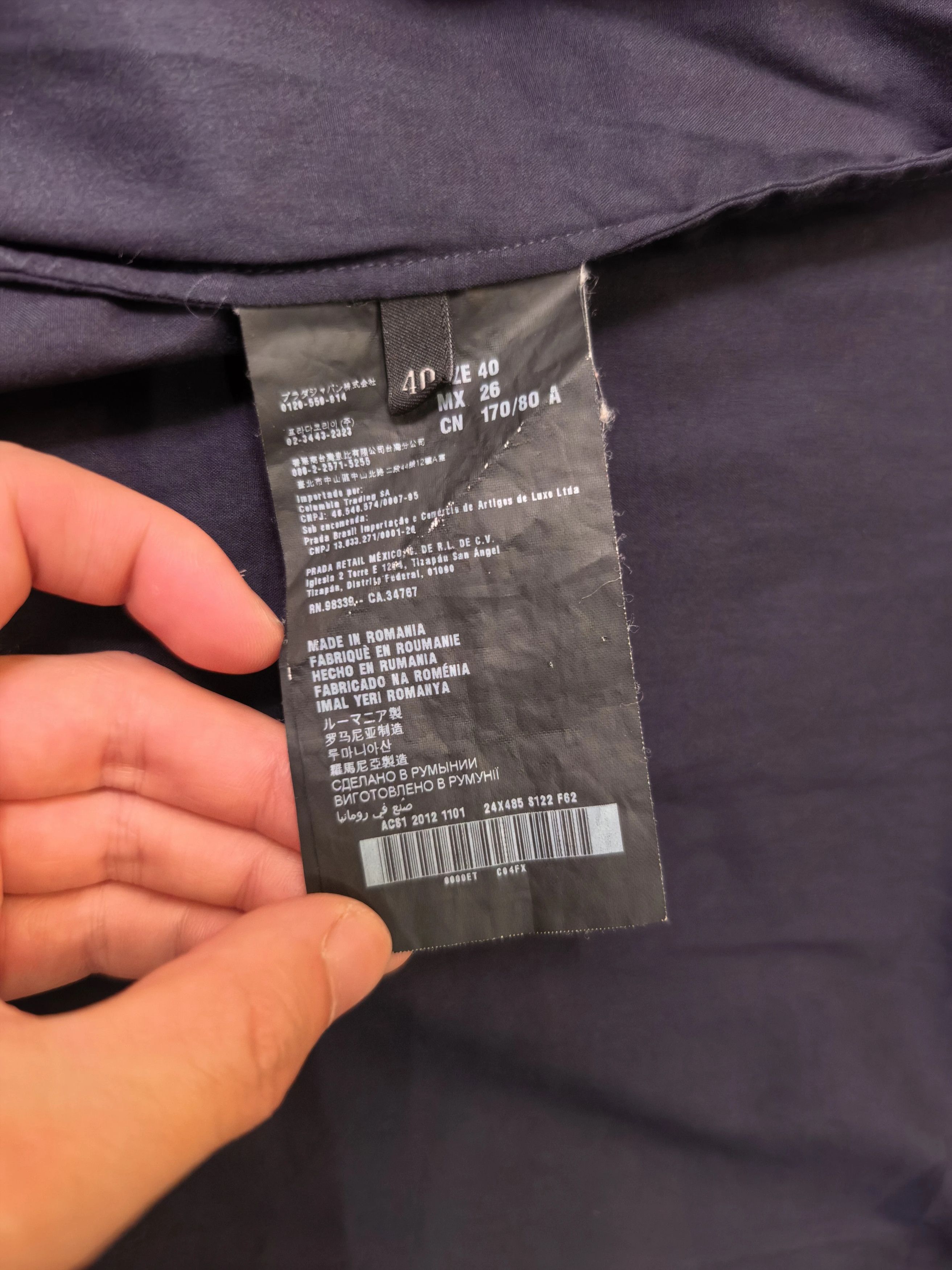 Prada Prada Rivet Shirt 40 Size S / US 4 / IT 40 - 4 Thumbnail
