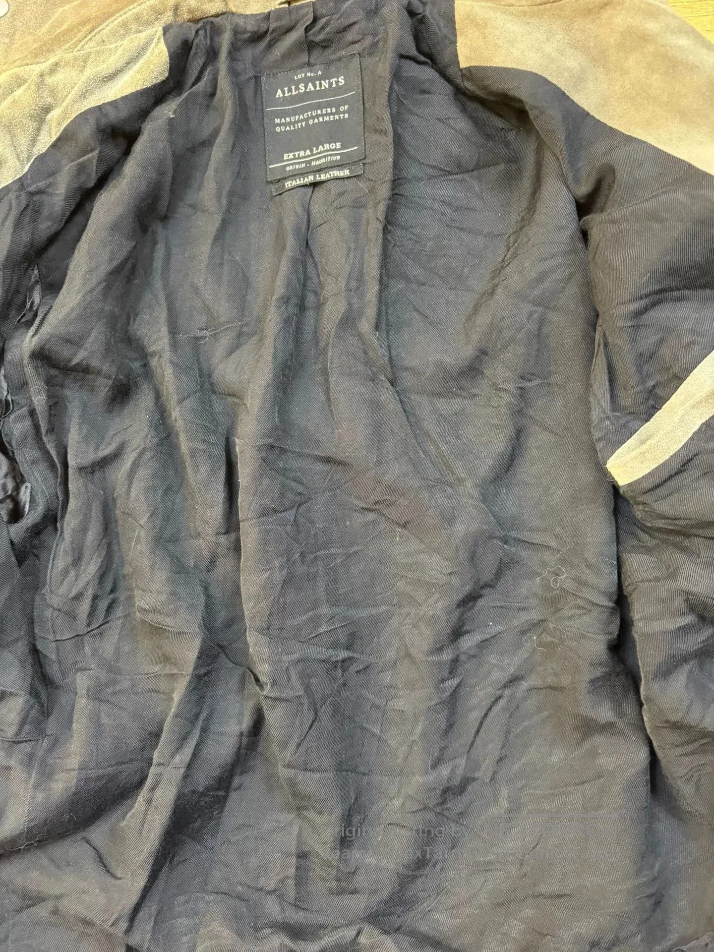 Allsaints Allsaints Men's Leather Biker Jacket. Size US L / EU 52-54 / 3 - 3 Thumbnail