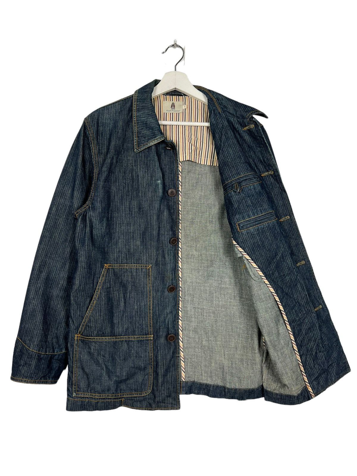 Designer × Japanese Brand 🔥 HUSH PUPPIES HIKORY WORKERS CHORE JACKET Size US M / EU 48-50 / 2 - 9 Thumbnail