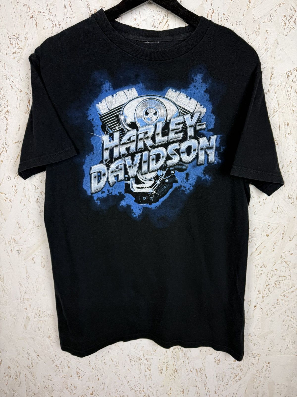 Harley Davidson Vintage Harley Davidson Tuttingen Germany 2011 T-Shirt ~L Size US XL / EU 56 / 4 - 1 Thumbnail