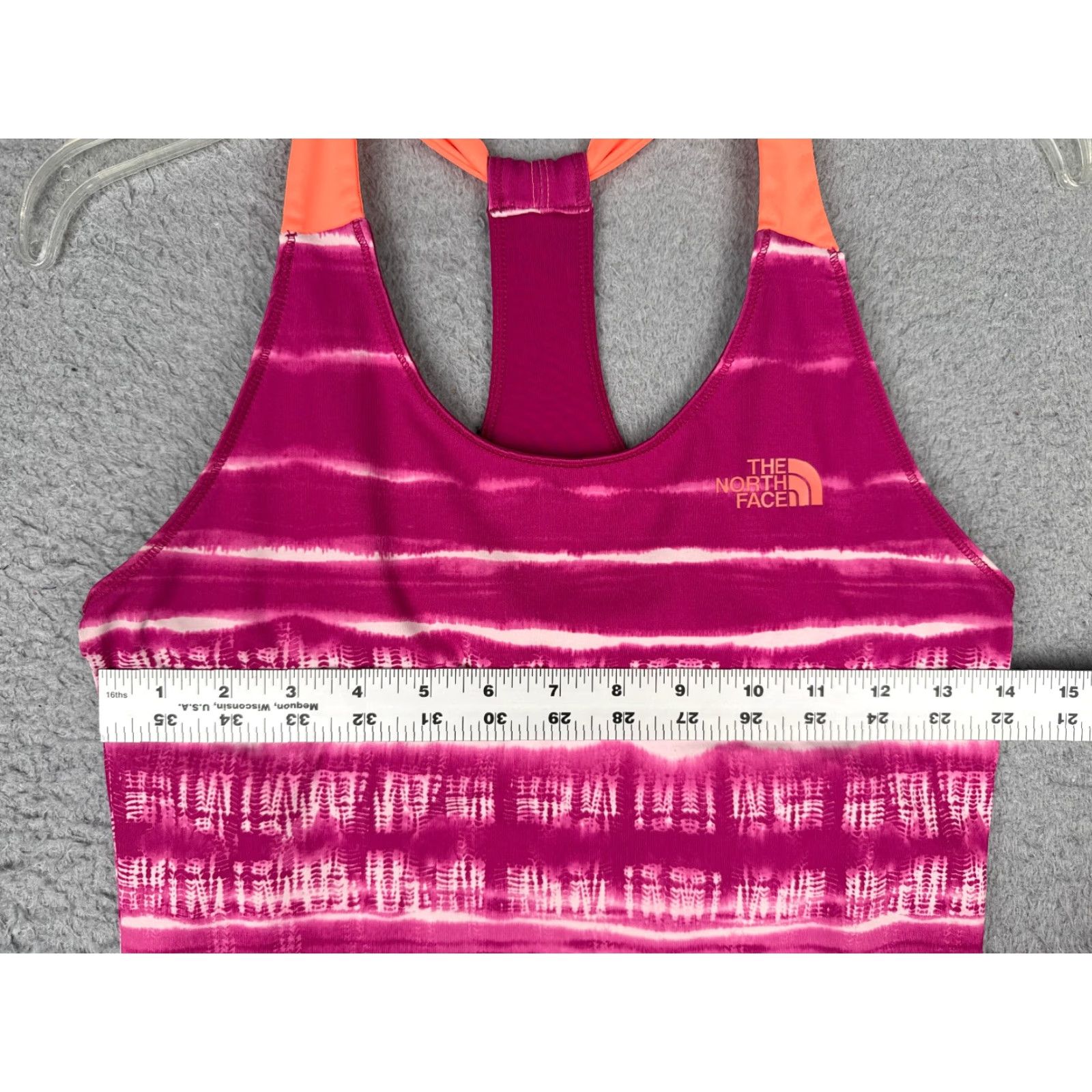 The North Face The North Face Shirt Women Small Pink Stripe Tank Sleeveless Scoop Neck Poly Gym Size S / US 4 / IT 40 - 6 Thumbnail