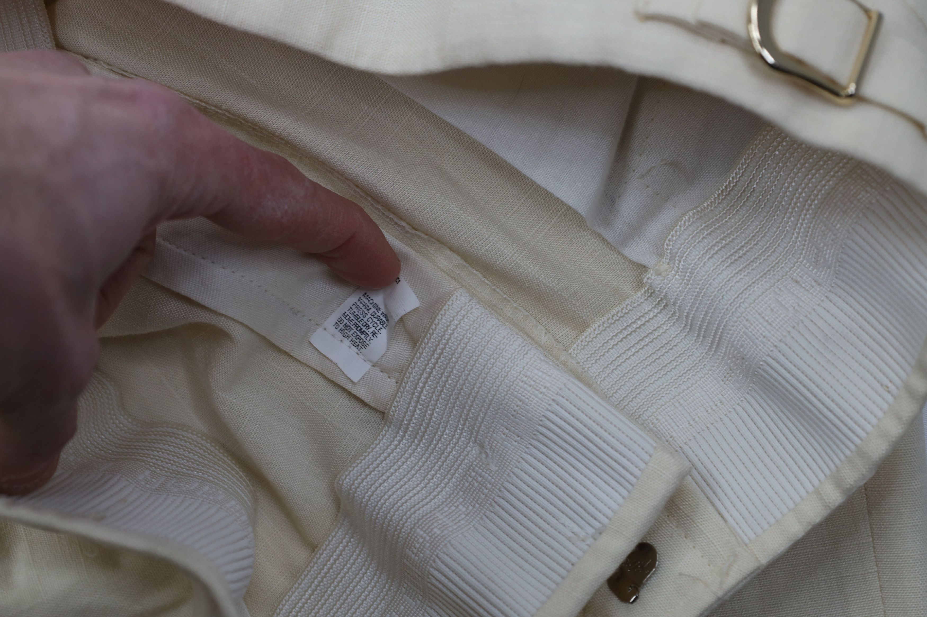 Vintage AS IS Vintage 70s Streetwear Linen Blend Wide Leg Pants Size US 34 / EU 50 - 10 Thumbnail