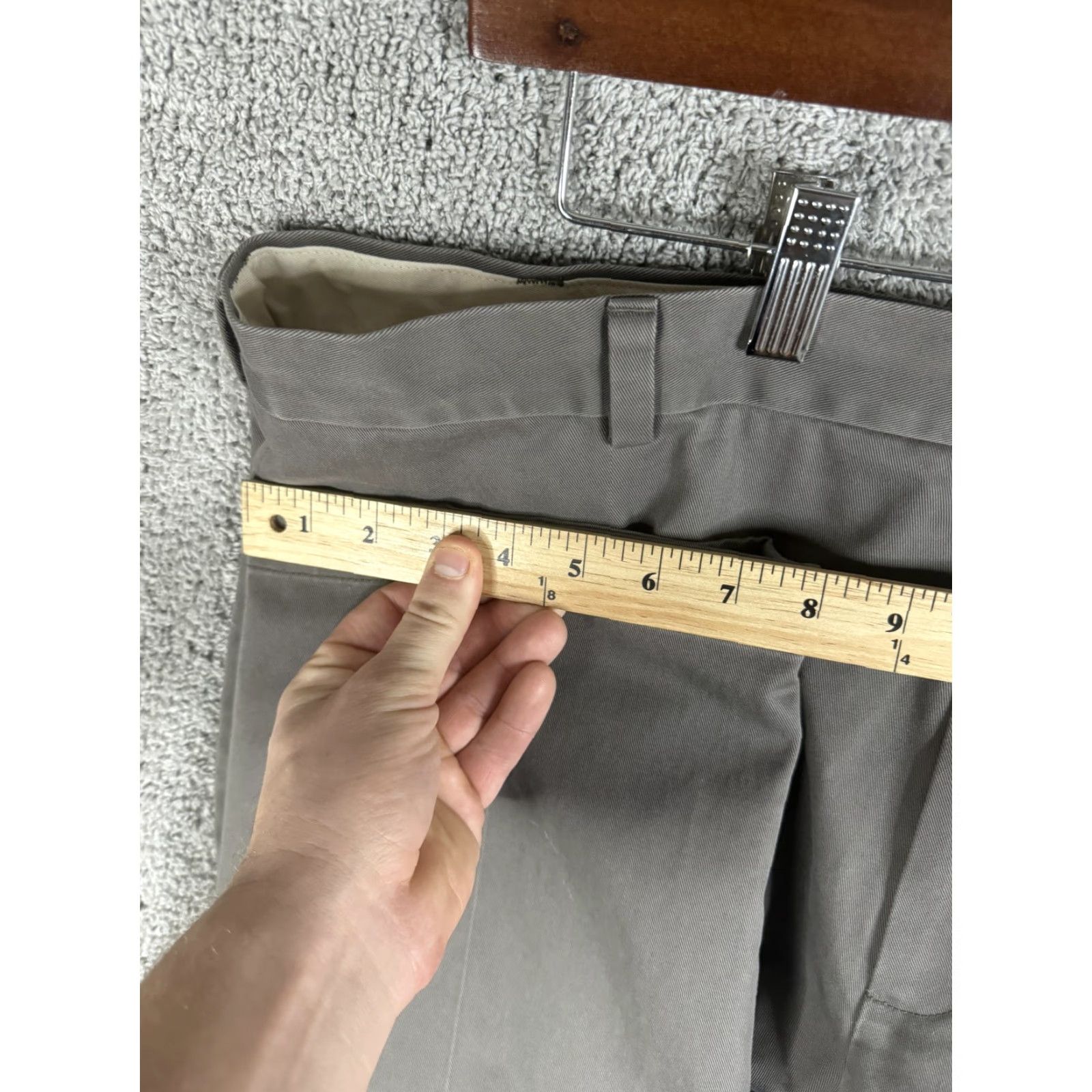 Brooks Brothers Brooks Brothers Pants Mens 42x30 Gray Advantage Chino Clark Cotton Casual Size US 42 / EU 58 - 7 Thumbnail