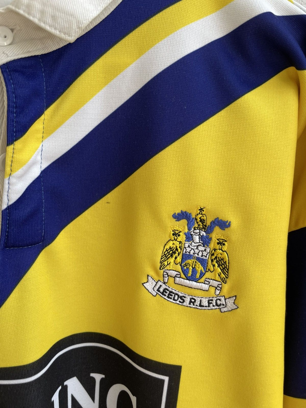 Vintage Leeds Rhinos RLFC 1990 1991 Umbro Rugby Jersey Shirt Size US M / EU 48-50 / 2 - 6 Thumbnail