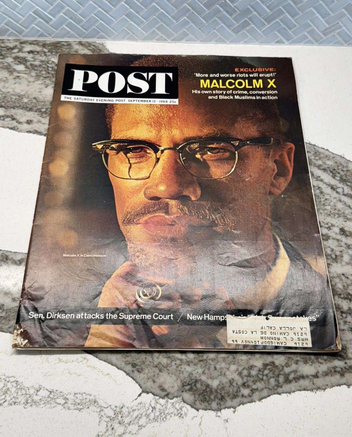 Designer The Saturday Evening Post Malcom X in Cairo Mosque September Size ONE SIZE - 2 Thumbnail