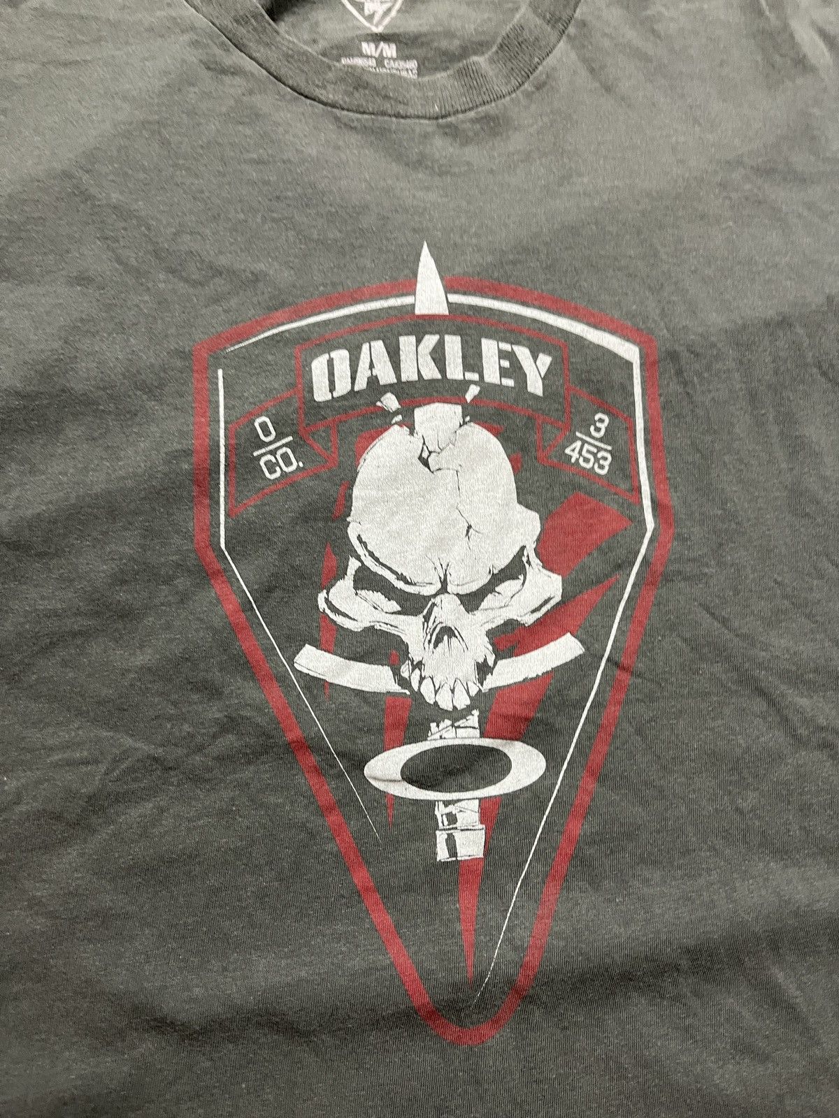 Oakley × Vintage Vintage Oakley Tee Big Skull Logo T Shirt Size US M / EU 48-50 / 2 - 6 Thumbnail