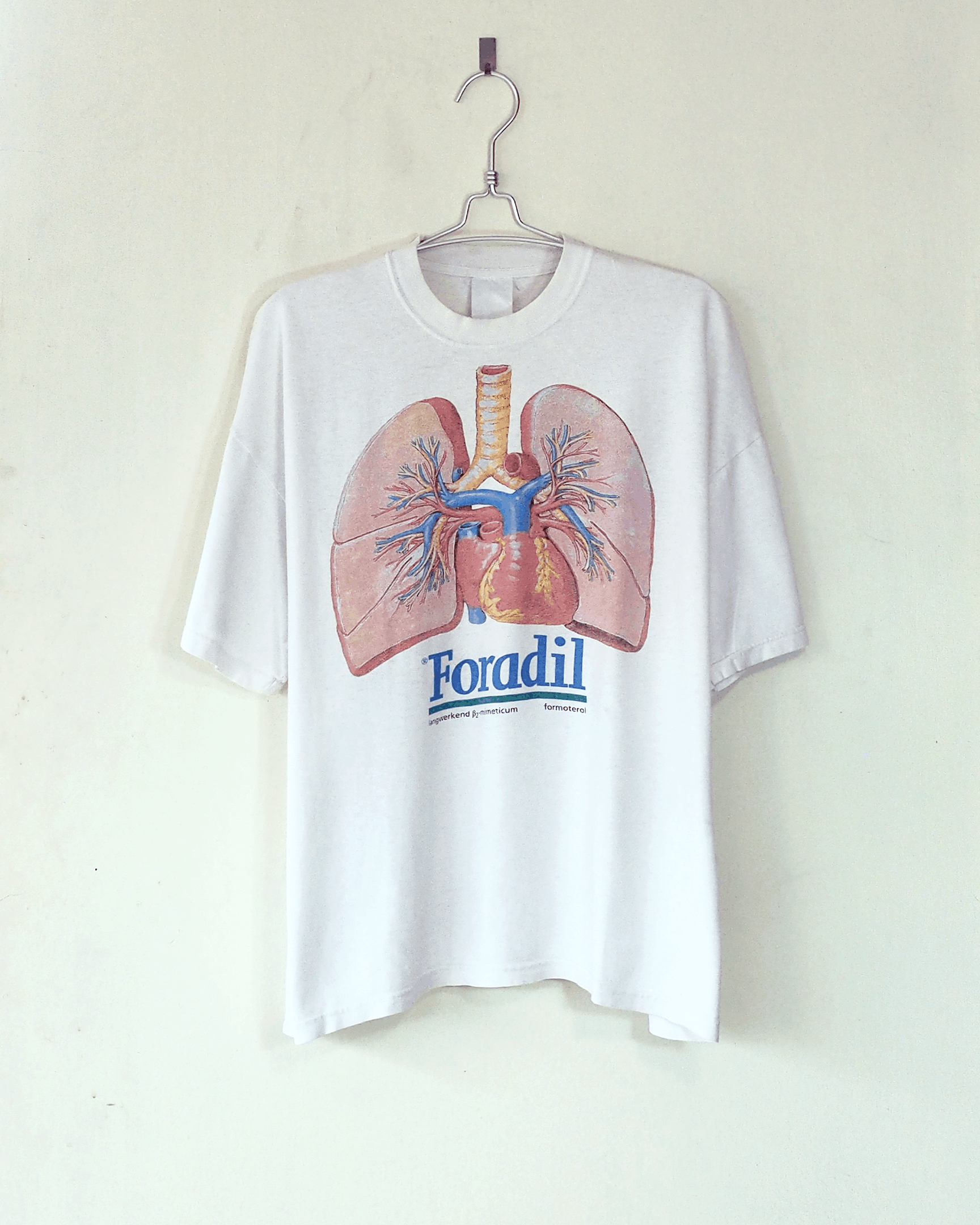 Vintage Vintage 1990s Foradil Heart Anatomy Shirt XL Size US XL / EU 56 / 4 - 1 Thumbnail