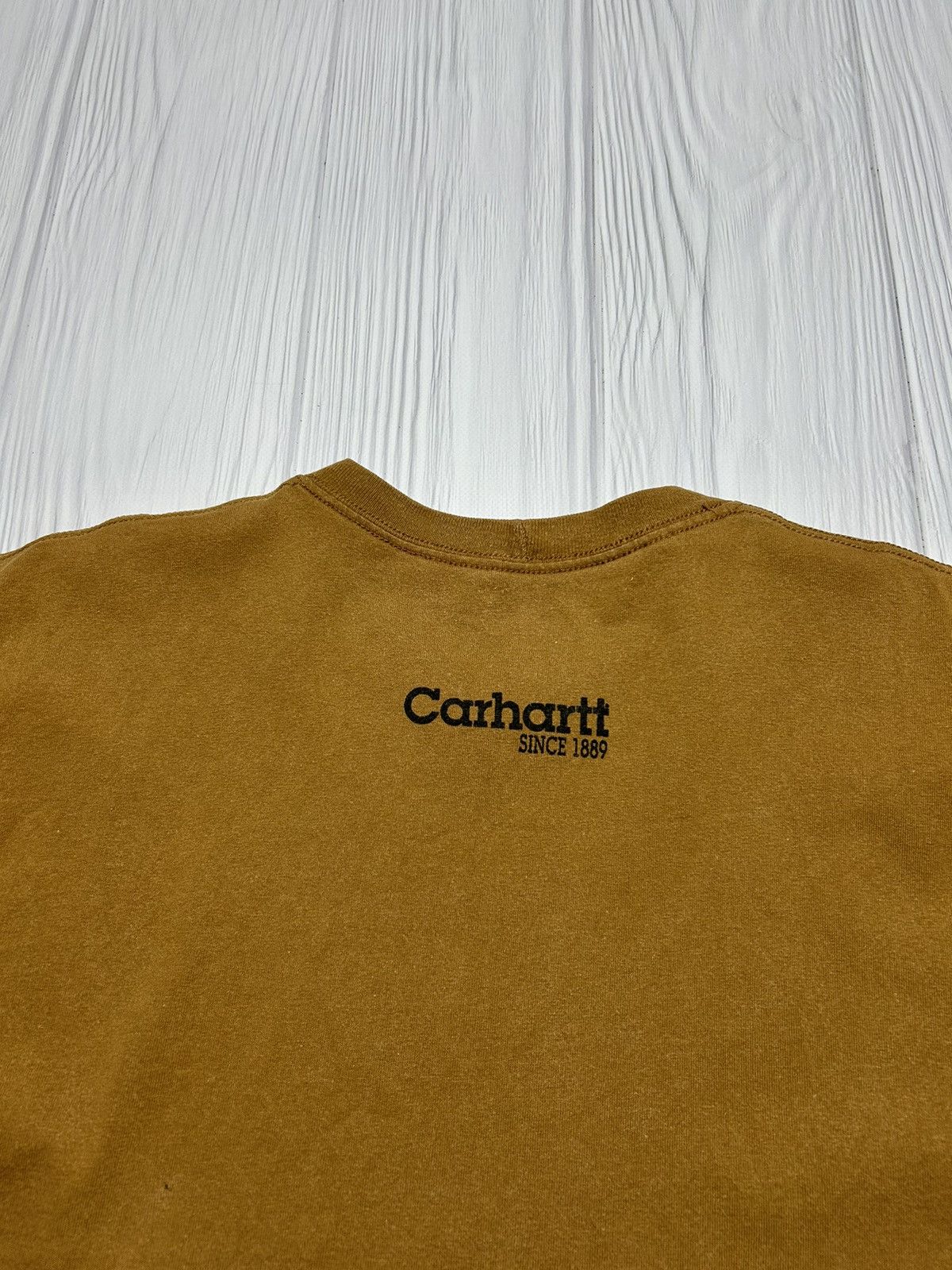 Carhartt Vintage Y2K Carhartt Hard Work 1889 T-Shirt Size US XL / EU 56 / 4 - 11 Thumbnail