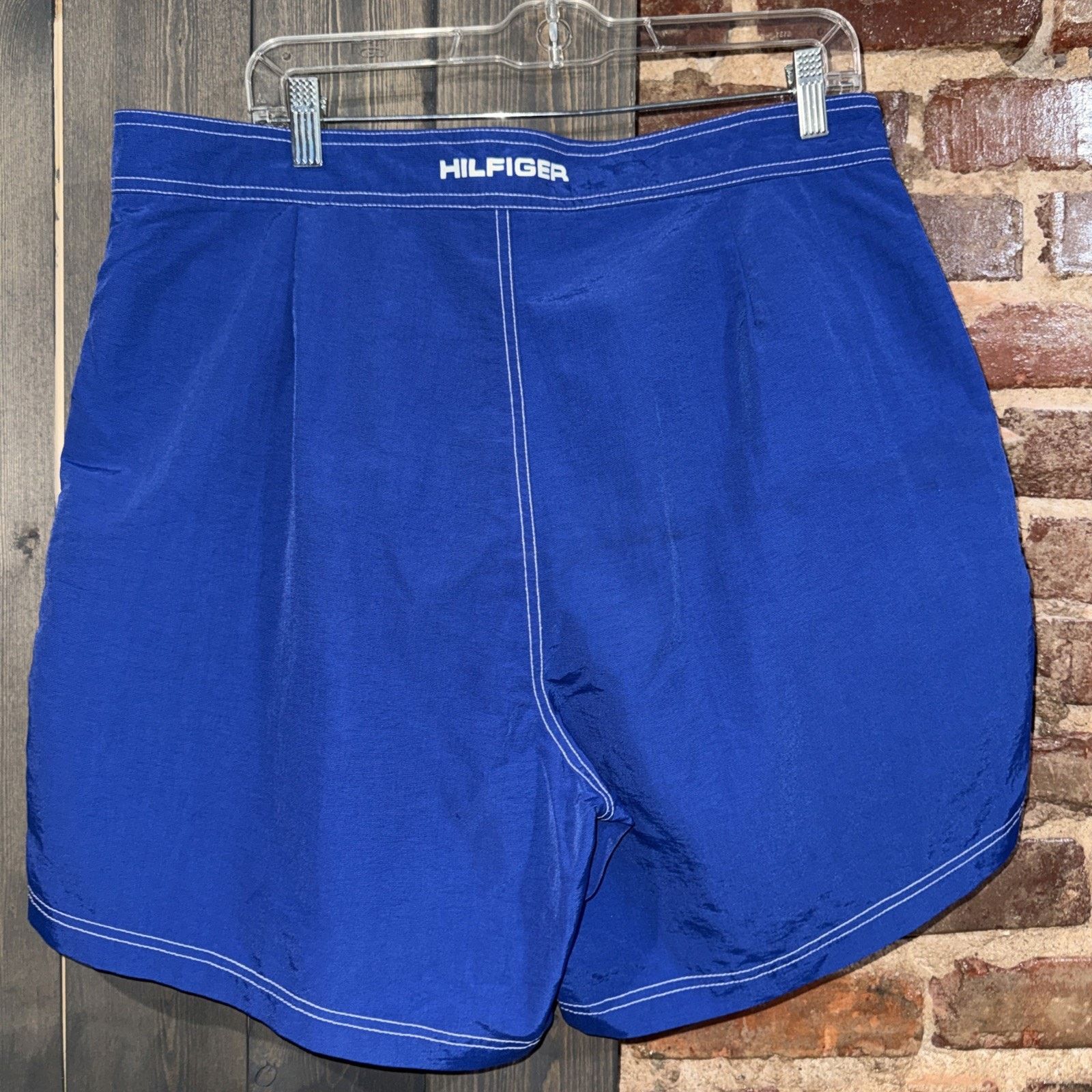 Tommy Hilfiger Y2K Tommy Hilfiger Tommy Trunks Sz L Blue Cargo Pocket EUC Size US 34 / EU 50 - 3 Thumbnail