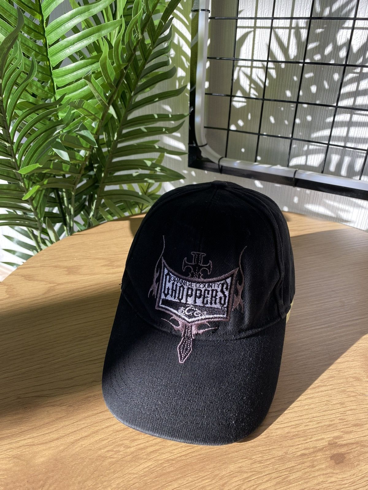 Vintage Orange County Choppers Size 54 Hat Logo Black Cap Men’s Size 30 - 10 Thumbnail