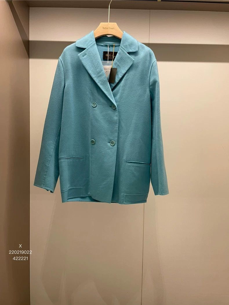 Loro Piana LORO PIANA Blue cashmere coat Size S / US 4 / IT 40 - 1 Thumbnail