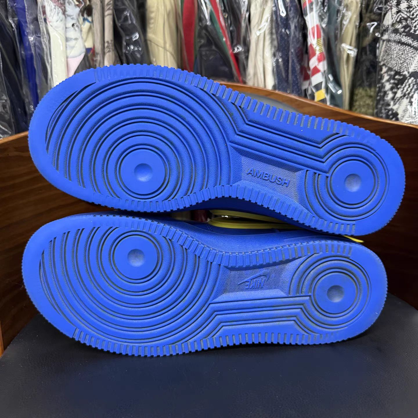 Nike Nike Air Force 1 × Ambush Blue & Yellow K15 Size US 10 / EU 43 - 9 Thumbnail