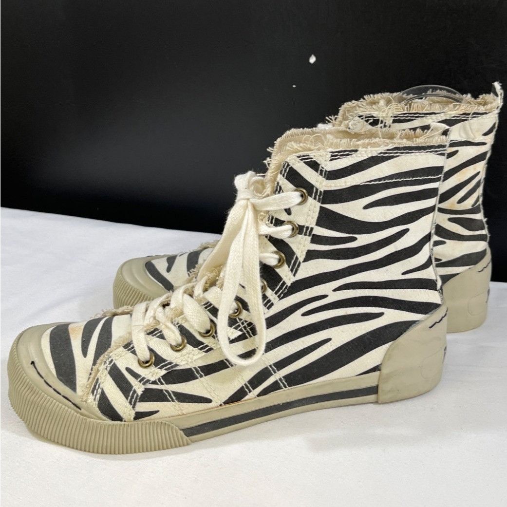 Rogue Rouge Women's Black/White Zebra Print Shoes/Sneakers Sz 8.5 Size US 8.5 / IT 38.5 - 5 Thumbnail