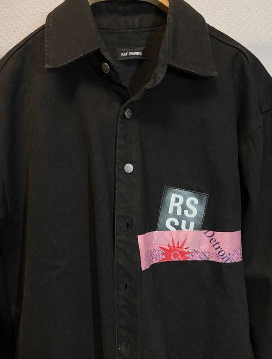 高価値】 Raf simons オーバーシャツ SS18 - トップス