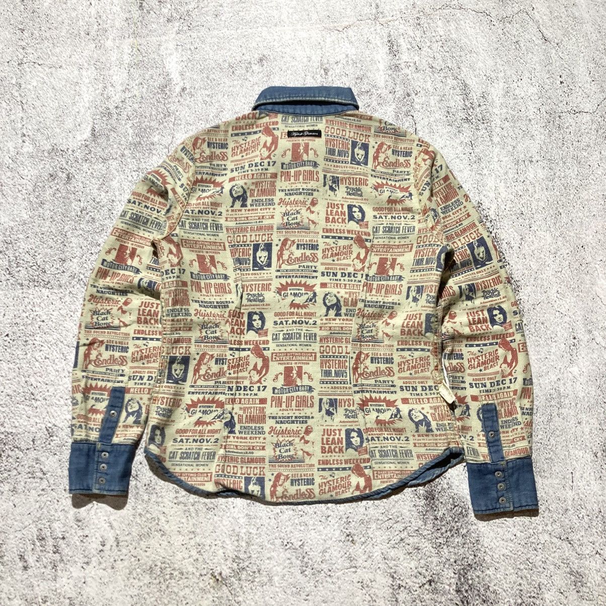 Hysteric Glamour Vintage Hysteric Glamour Western Shirt Denim Blue Jeans Size US S / EU 44-46 / 1 - 18 Thumbnail