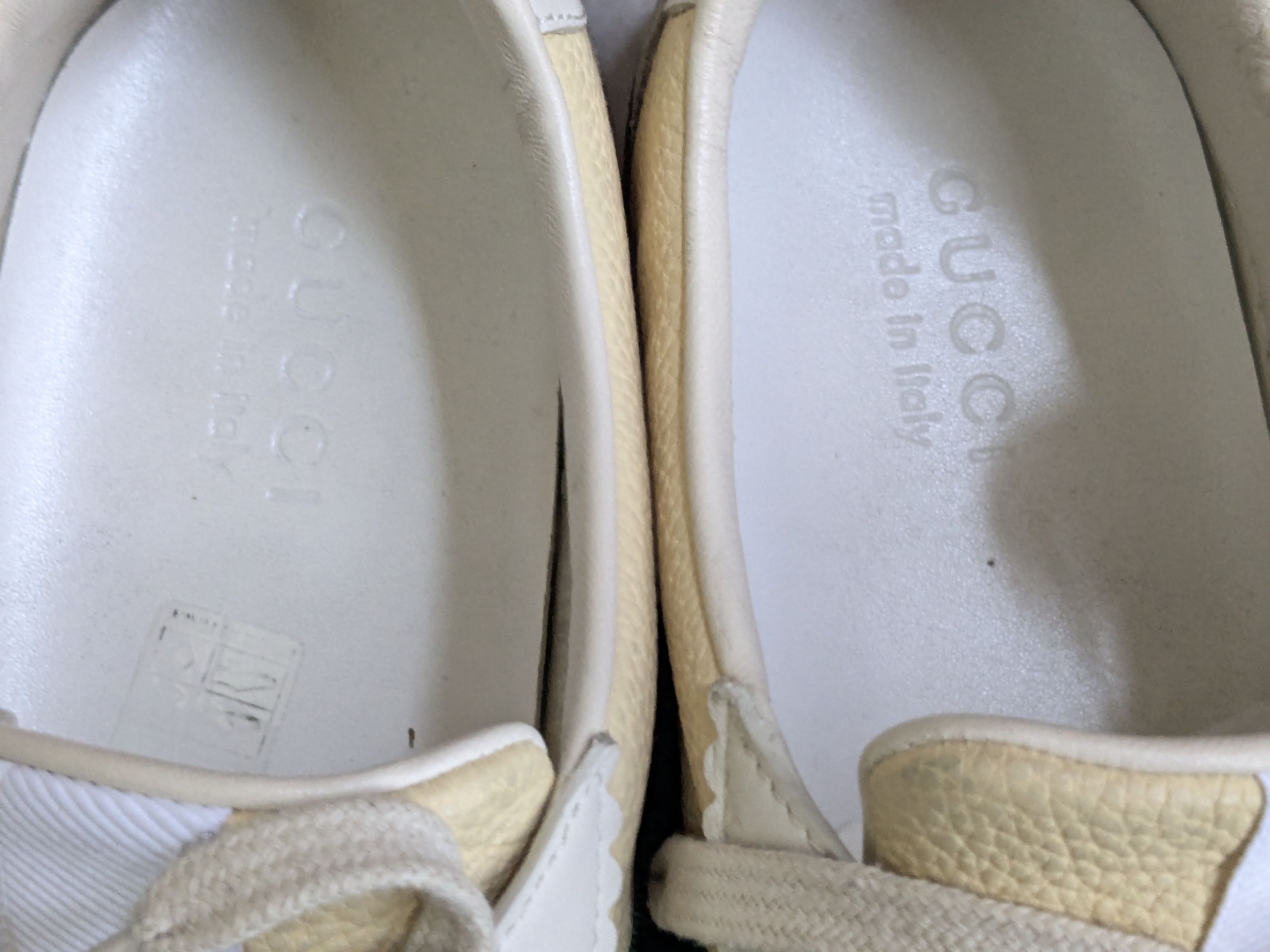 Gucci Gucci G74 Web Sneakers 521681 Yellow 10.5 Low Web Size US 10.5 / EU 43-44 - 6 Thumbnail