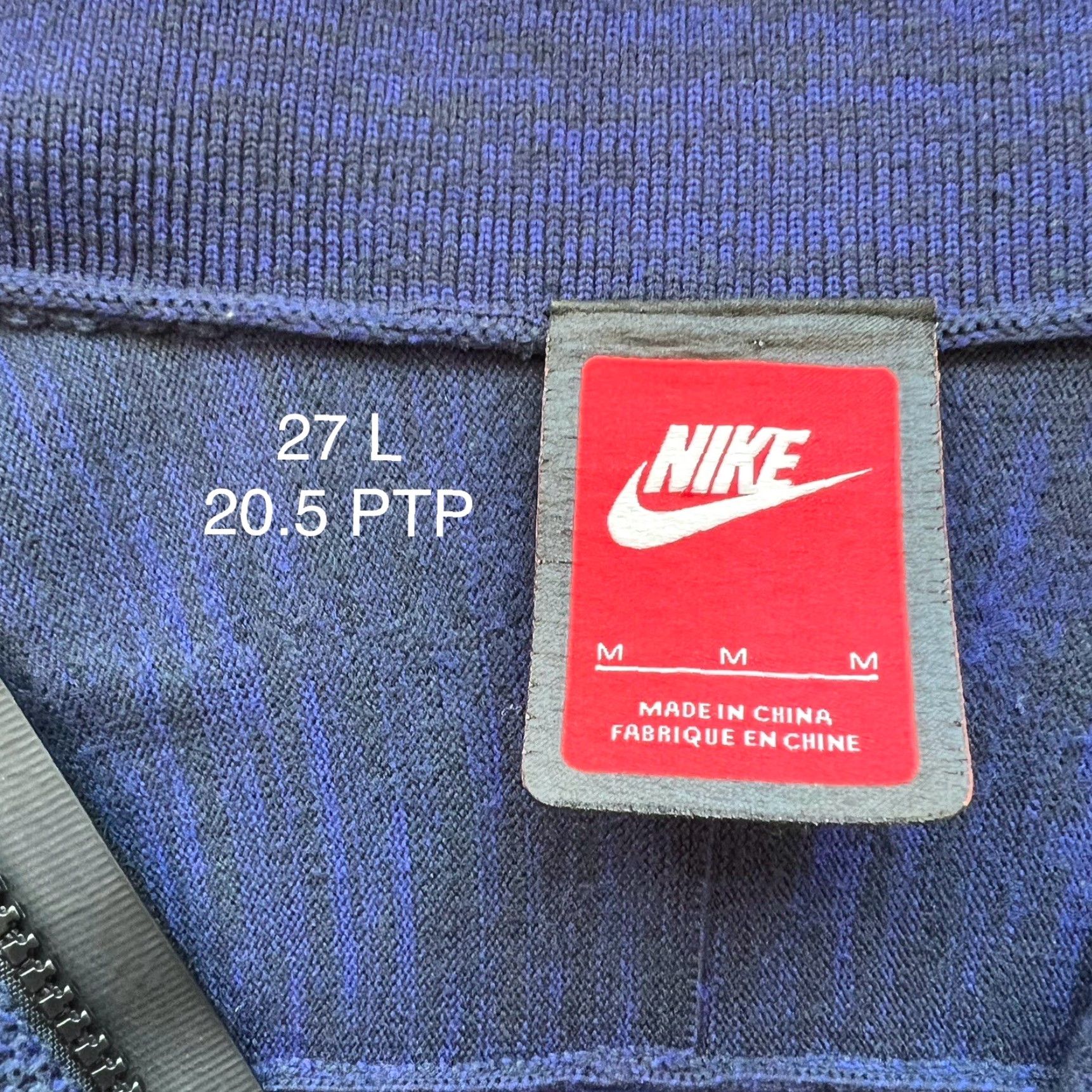 Nike Nike Windrunner Jacket Shirt Medium Blue Full Zip Lightweight Knit Tech Nike AeroLoft Sportwear Windbreaker Baseball Basketball Mens M Size US M / EU 48-50 / 2 - 7 Thumbnail