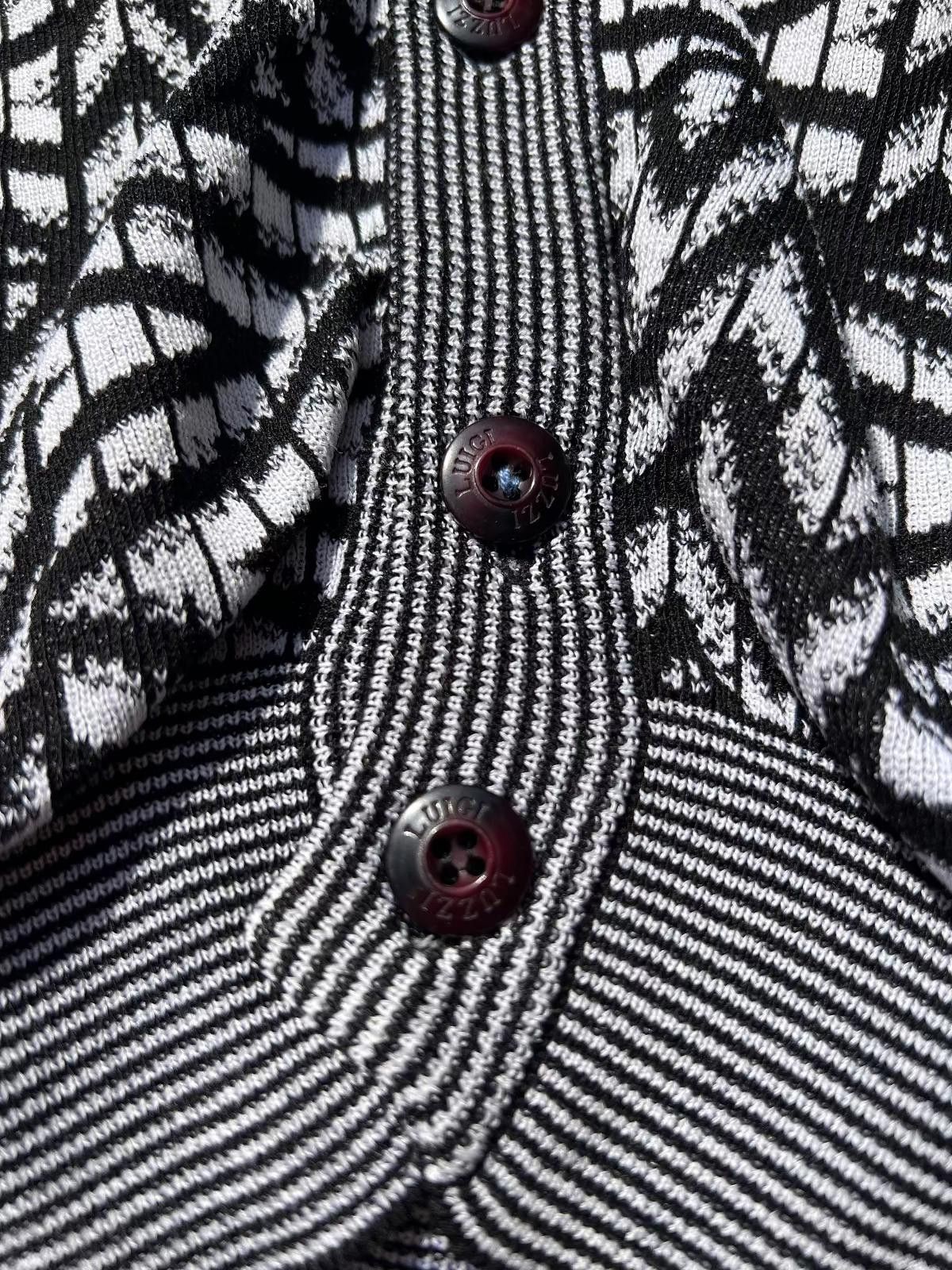 Other Luigi Luzzi Graphic Knit Vest 80s Size ONE SIZE - 4 Thumbnail