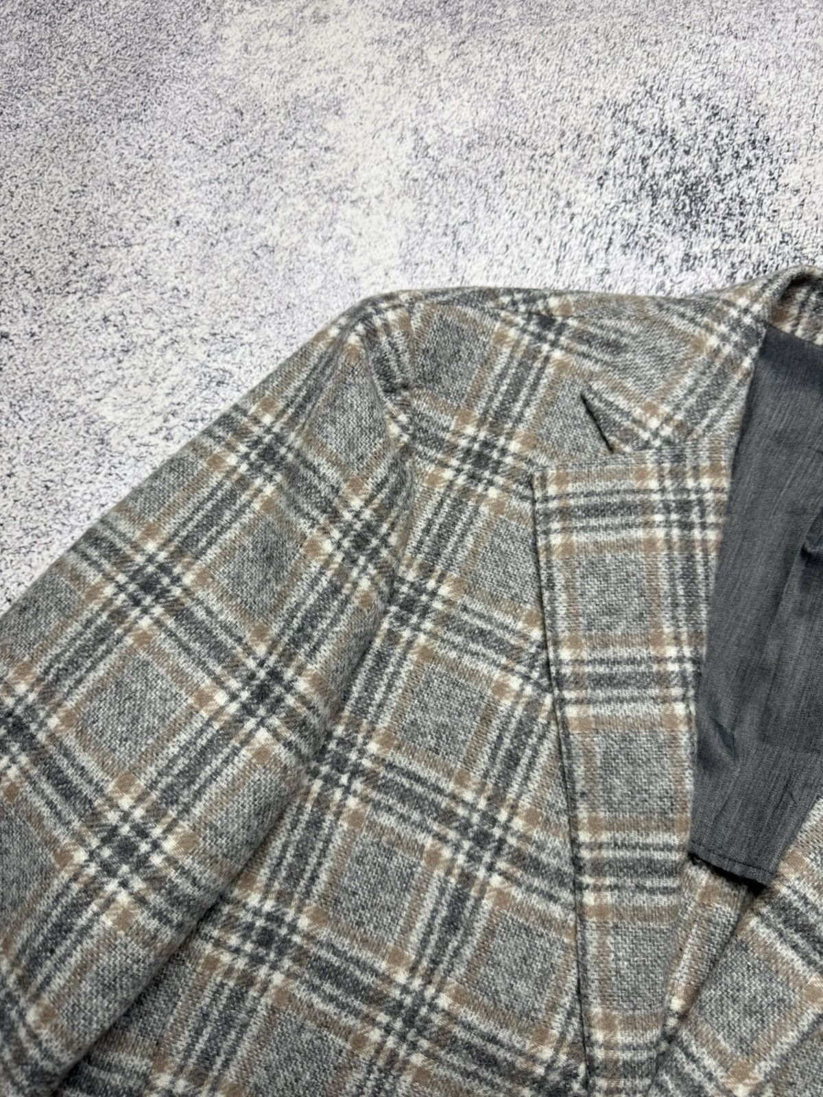 Suitsupply Suitsupply Men’s Havana HL Check Wool Alpaca Blend Size 42R - 8 Thumbnail