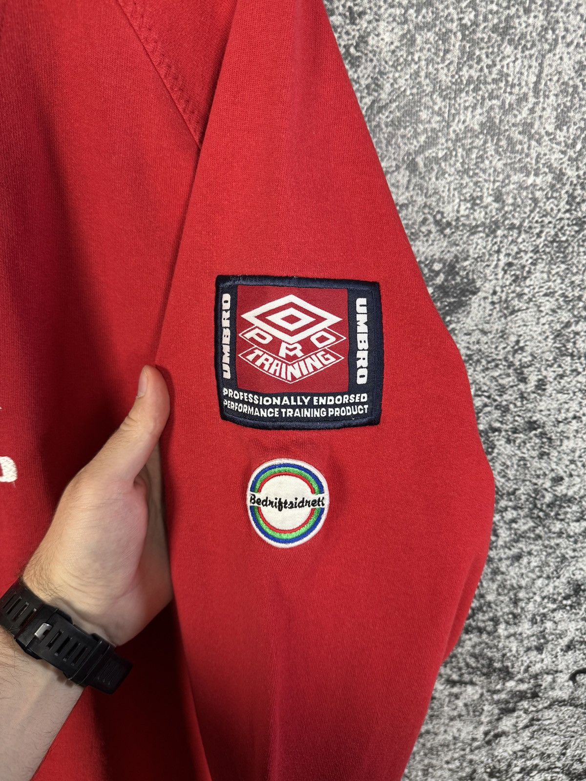 Vintage 90s Umbro Pro Training 1/4 Zip Sweatshirt Size XL