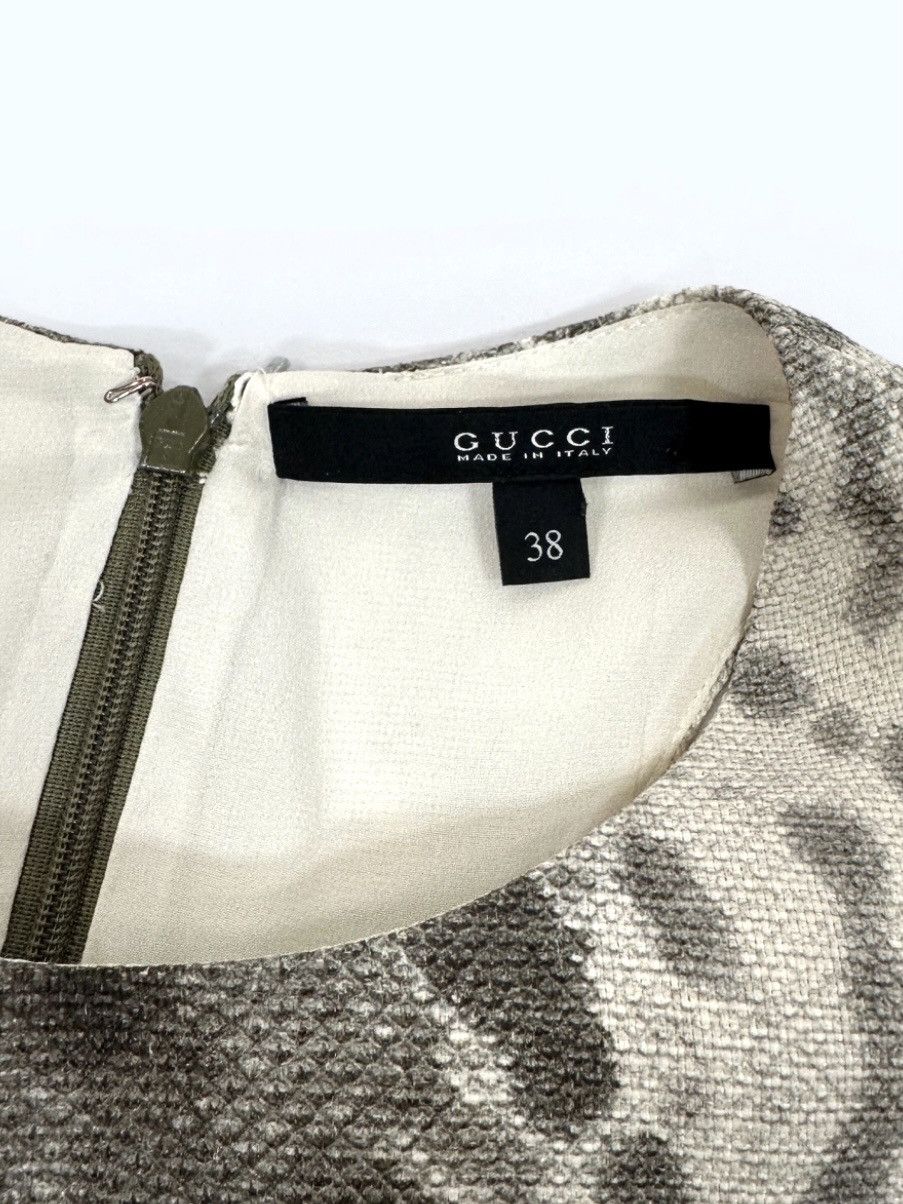 Gucci Gucci abito carta tessile snake, 38. Size XS / US 0-2 / IT 36-38 - 5 Thumbnail