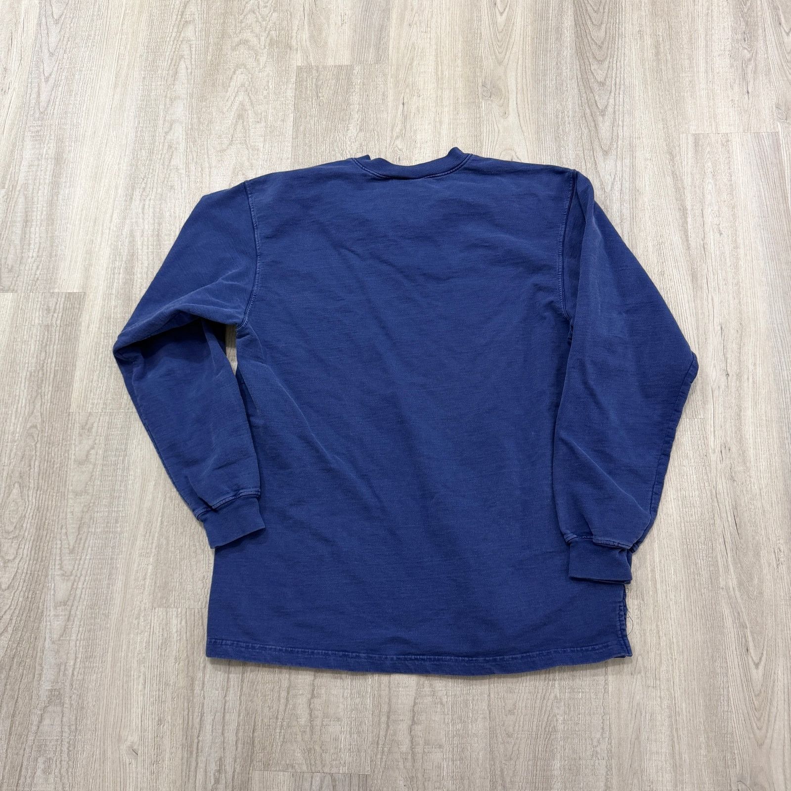 Vintage Vintage Sea Saba Heavyweight Henley Shirt Men's Large Blue Size US L / EU 52-54 / 3 - 6 Thumbnail