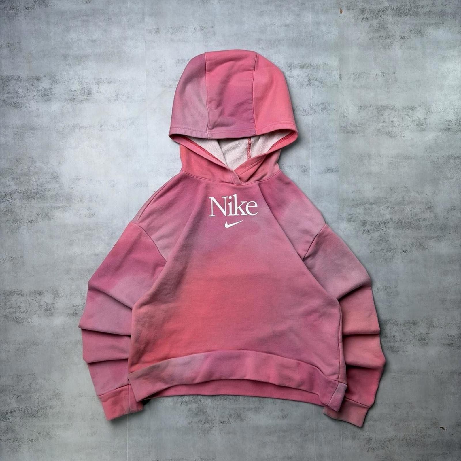 Nike Y2K Pink Nike Tie Dye Skater Middle Swoosh Hoodie Size XL / US 12-14 / IT 48-50 - 1 Thumbnail