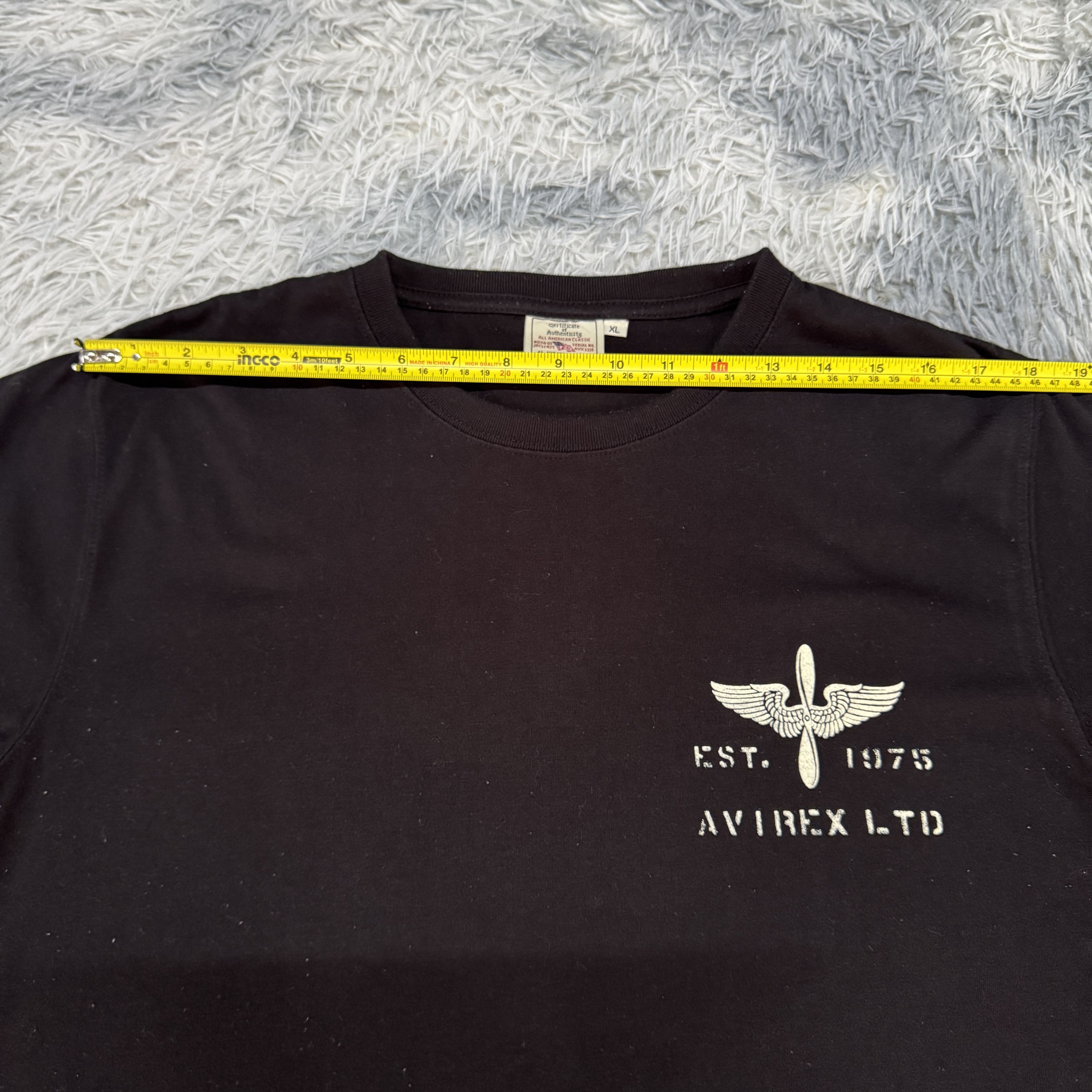 Vintage Avirex U.S. Air Corps Keep 'Em Flying Long-sleeve Tshirt Size US XL / EU 56 / 4 - 6 Thumbnail