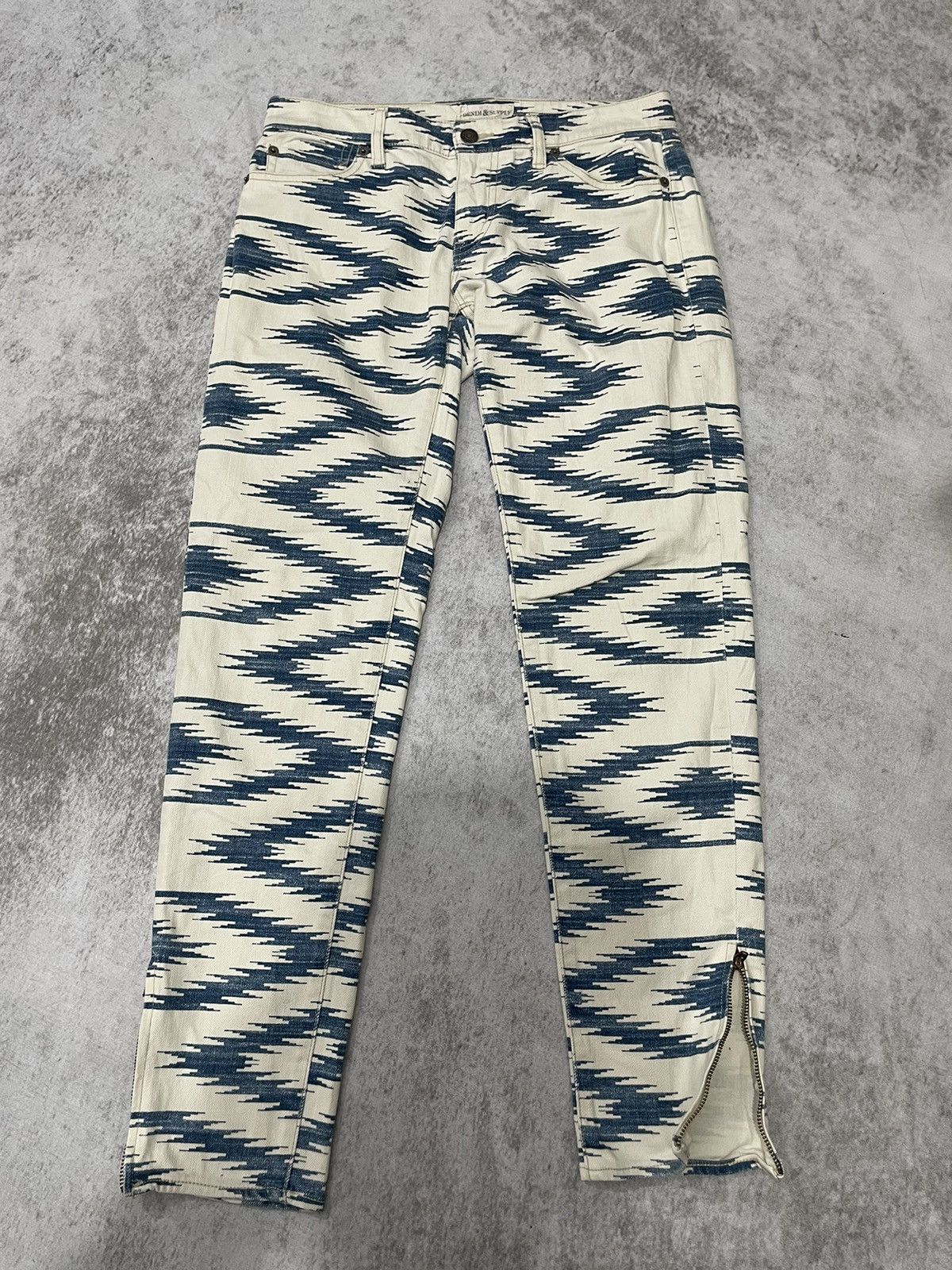 RRL Ralph Lauren 2000s- Polo ralph lauren double RL Etnis denim Size US 29 - 1 Thumbnail