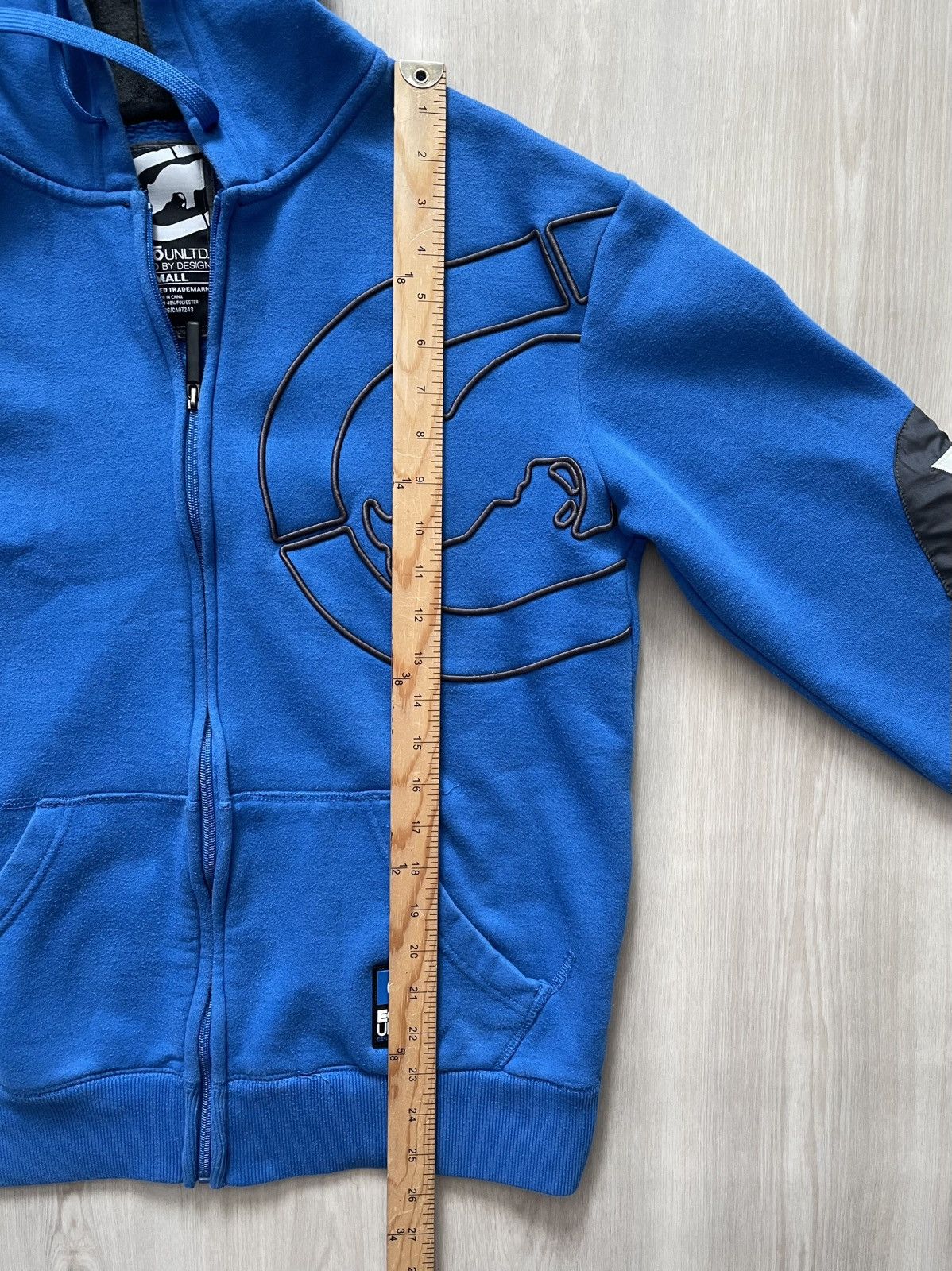 Ecko Unltd. VTG Y2K Ecko Big Logo Spellout Sleeve Hoodie Sz Small Size US S / EU 44-46 / 1 - 6 Thumbnail