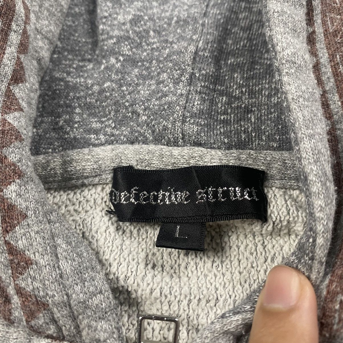 Defective Struct Rare y2k Defective Struct Goth Skull Paisley Zip Up Size US S / EU 44-46 / 1 - 6 Thumbnail