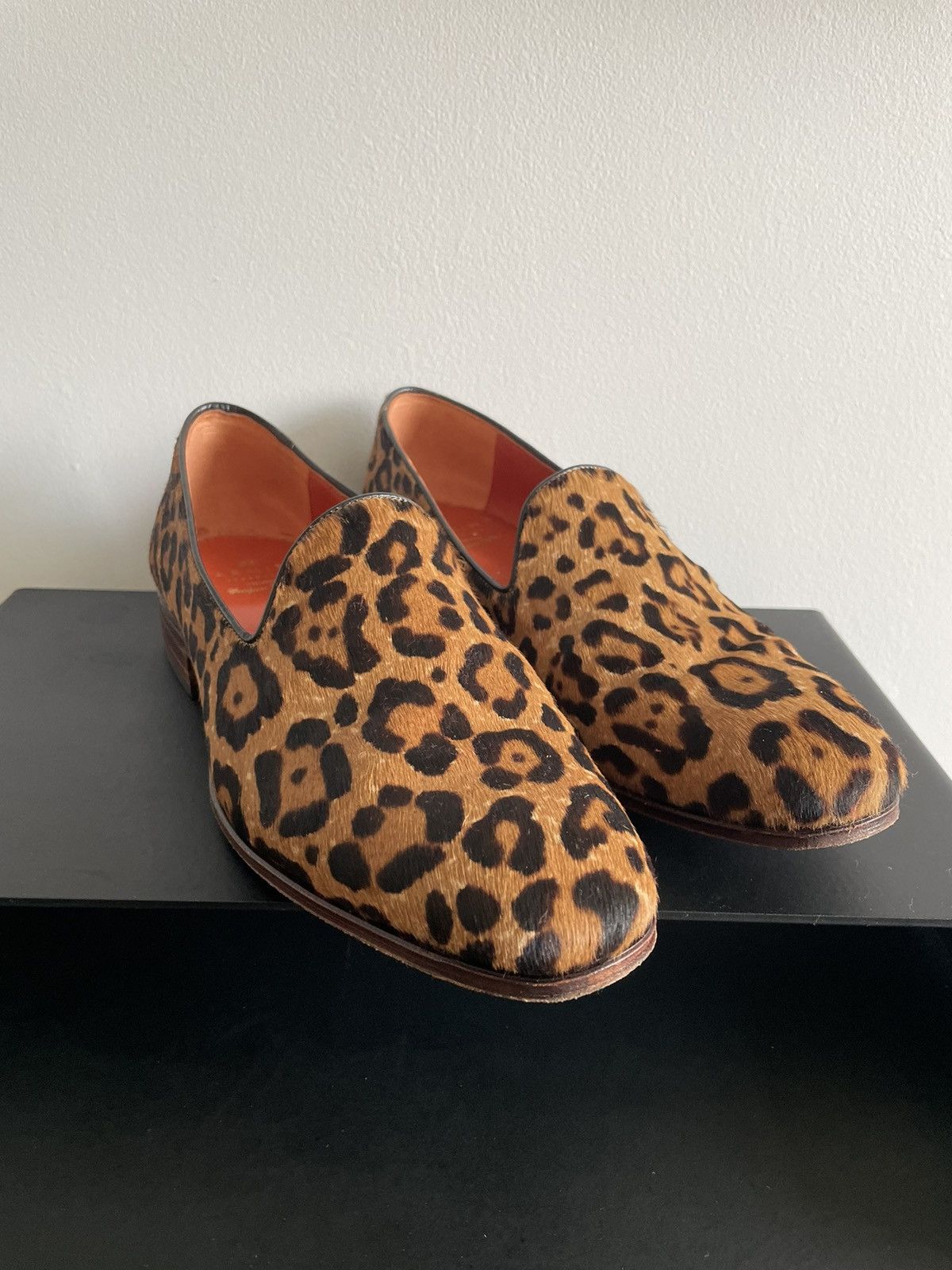 Carmina Carmina Slippers 1663 HILLS | leopard pony calf loafers Size US 7.5 / IT 37.5 - 2 Thumbnail