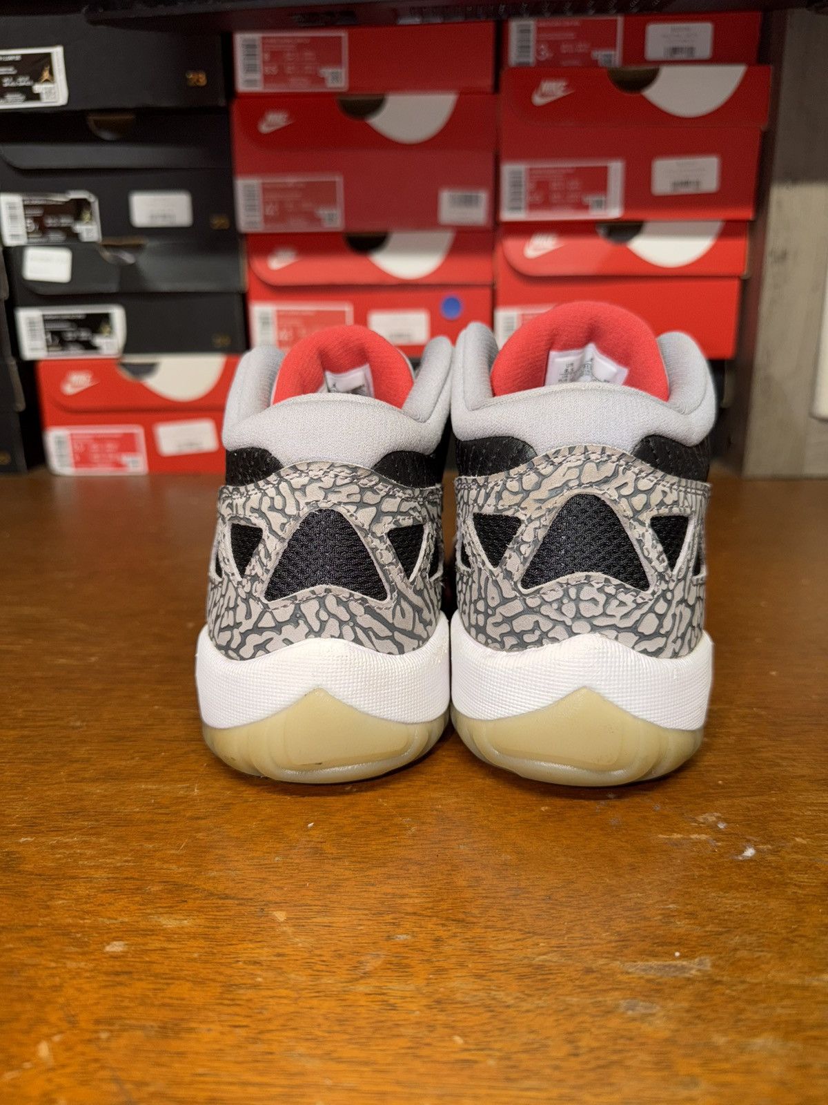 Nike Air Jordan 11 Retro Low IE Black Cement size 8.5 Size US 8.5 / EU 41-42 - 6 Thumbnail