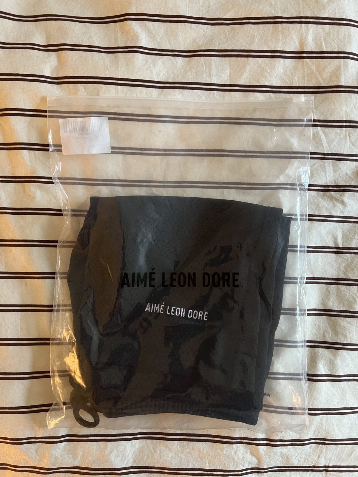Aime Leon Dore Aime Leon Dore Logo Gym Short Jet Black - Small Size US 29 - 1 Thumbnail